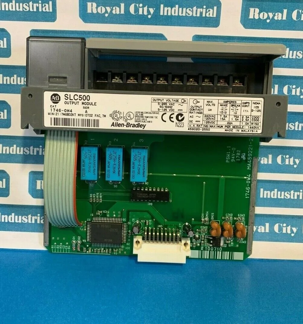 Used Allen Bradley 1746-ON4 SLC 500 Output Module — Royal City Industrial