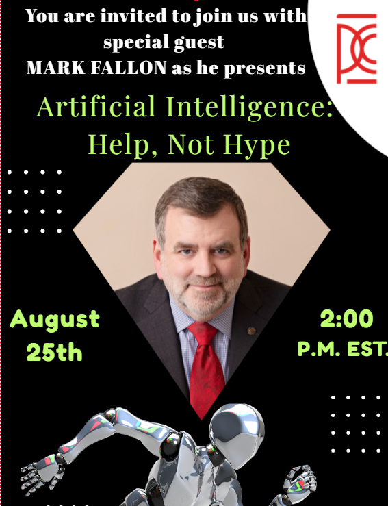 PCC WEEK: Mark Fallon presents AI: Help, not Hype