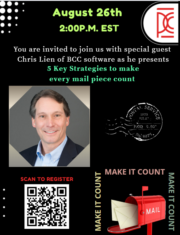 PCC WEEK: Chris Lien presents 5 Key Strategies to make every mail piece count