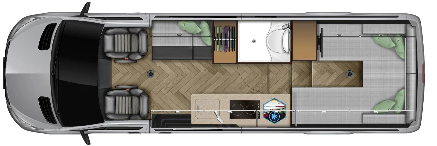 Standard Layout for the RP Rebellion 2026 2 berth