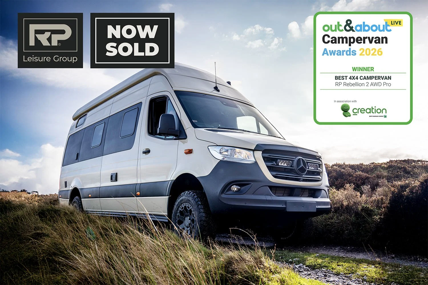 2026 Rebellion Award Wining RP Motorhomes 4x4 AWD Model for sale now sold