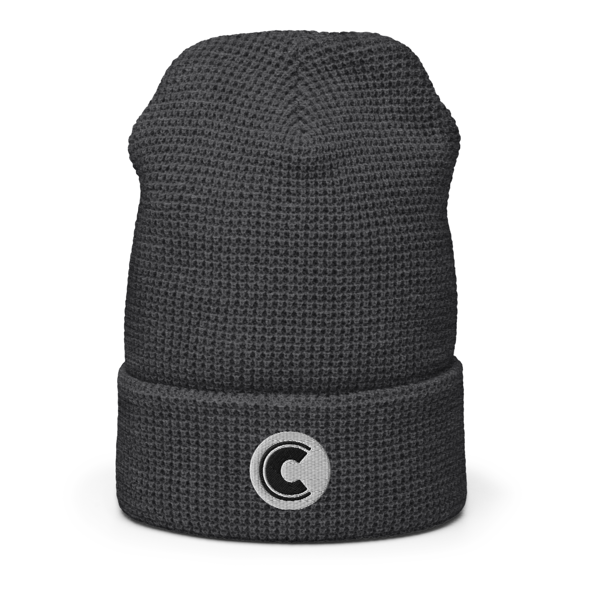 waffle-beanie-heather-charcoal-front-2-65b8314af3fb1.png