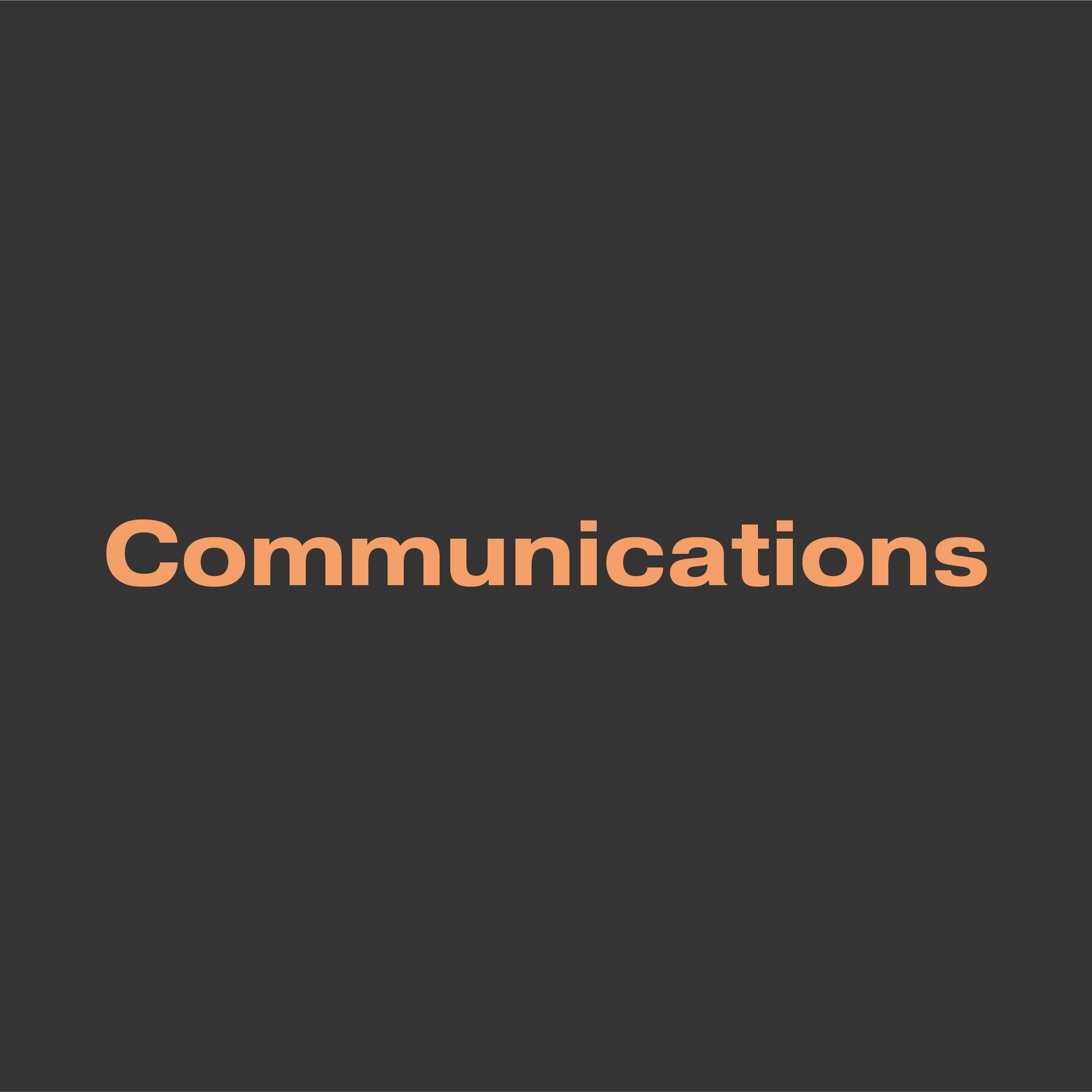 Communications Coordinator