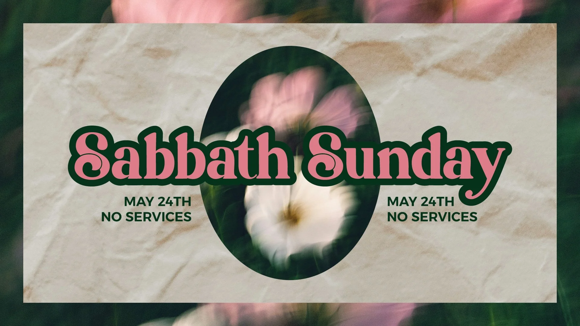 SABBATH SUNDAY
