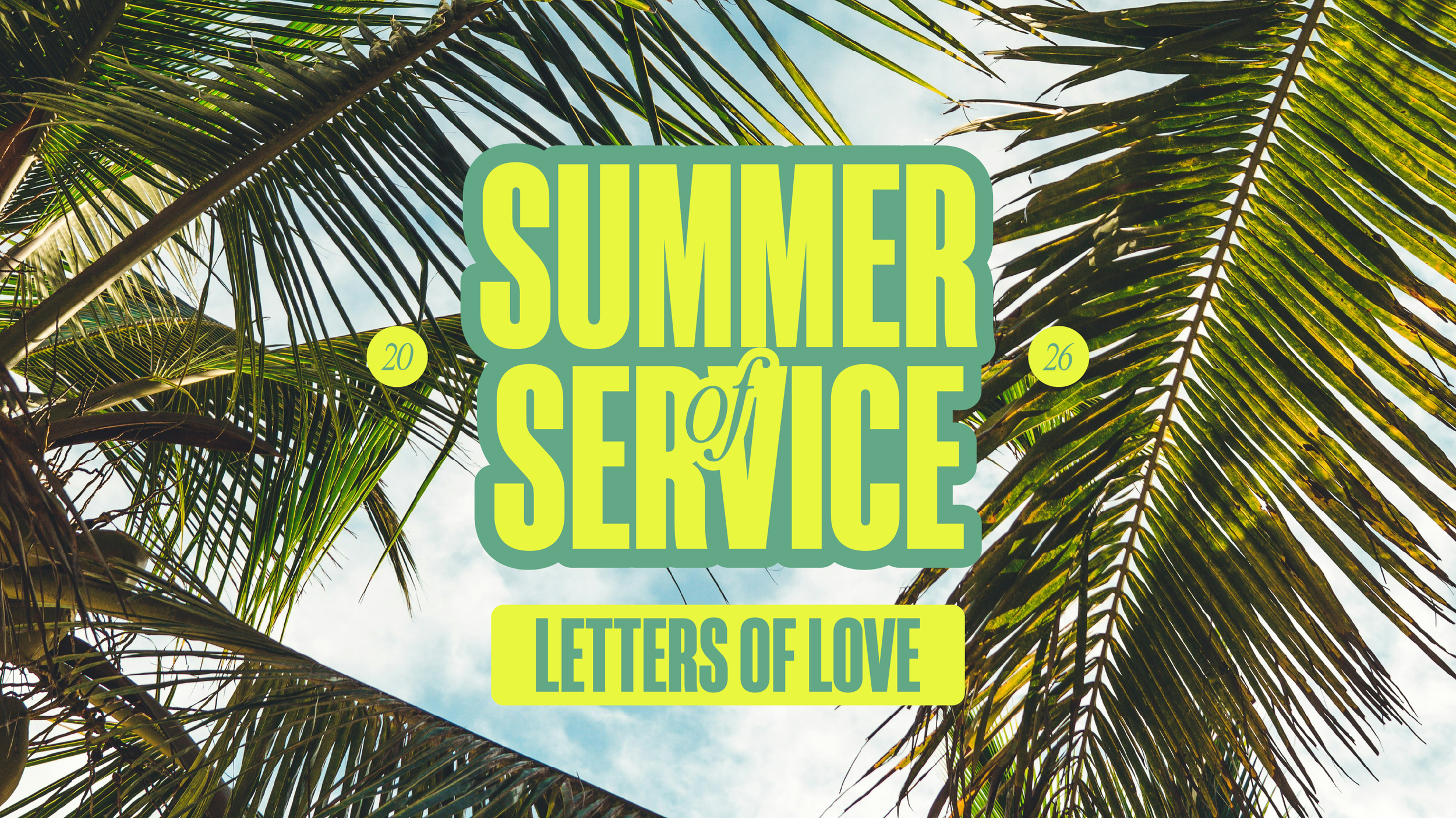 Summer of Service: Letters of Love