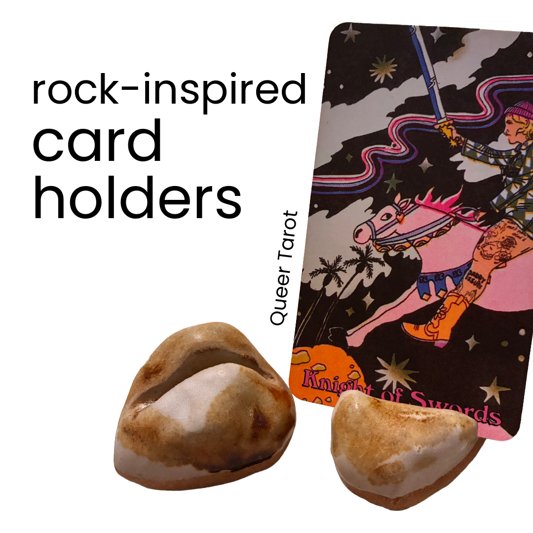 rock-inspired card holders