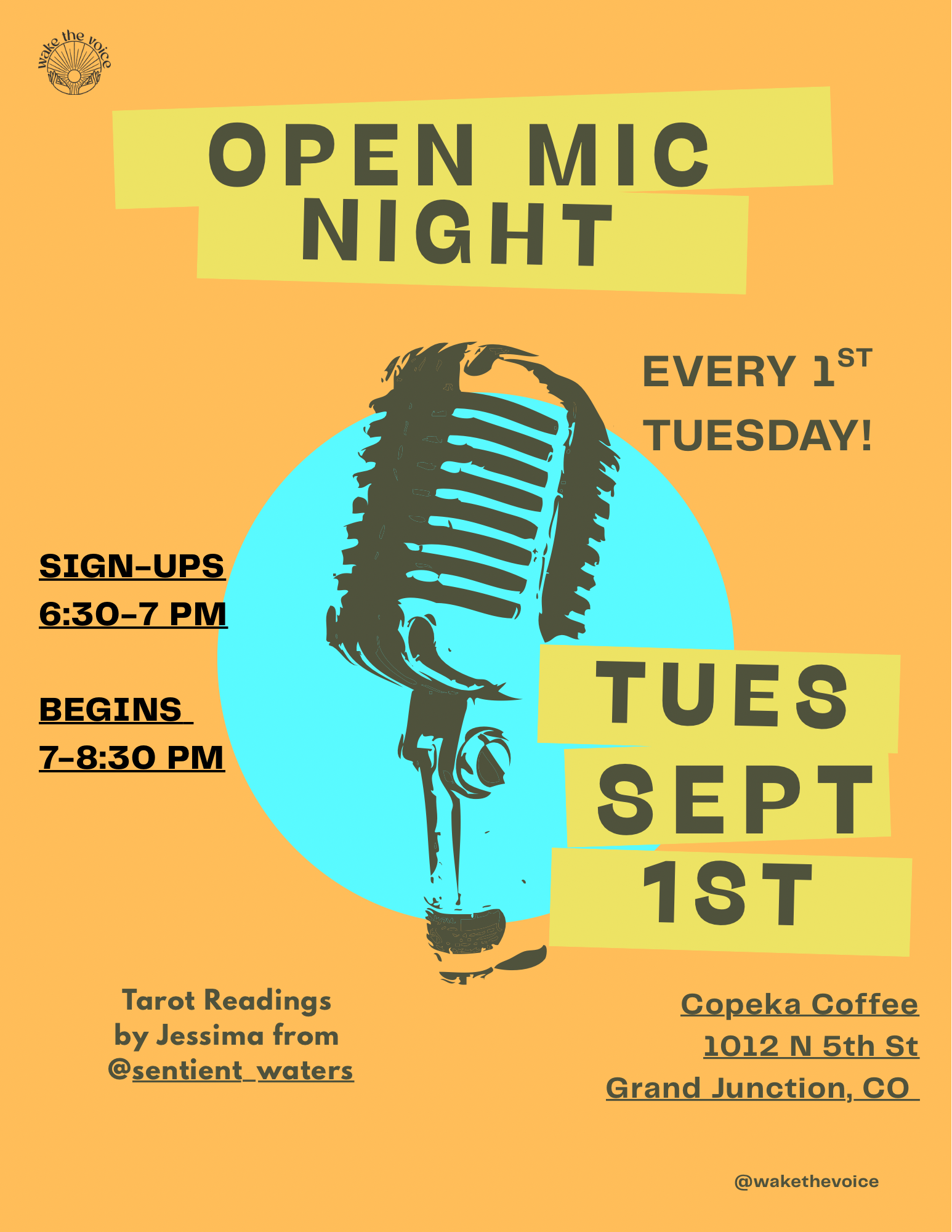 Open Mic Night @ Copeka Coffee