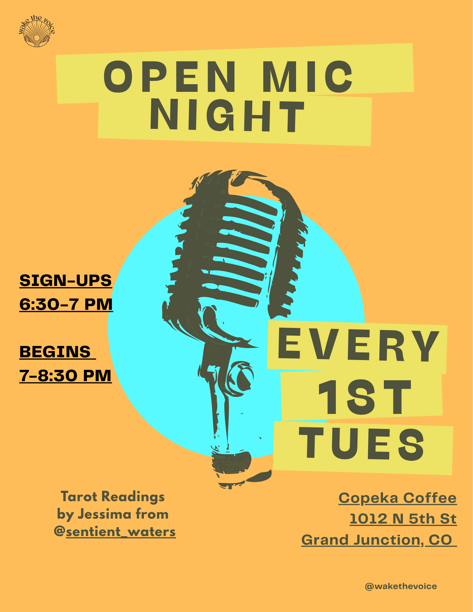 Open Mic Night @ Copeka Coffee 