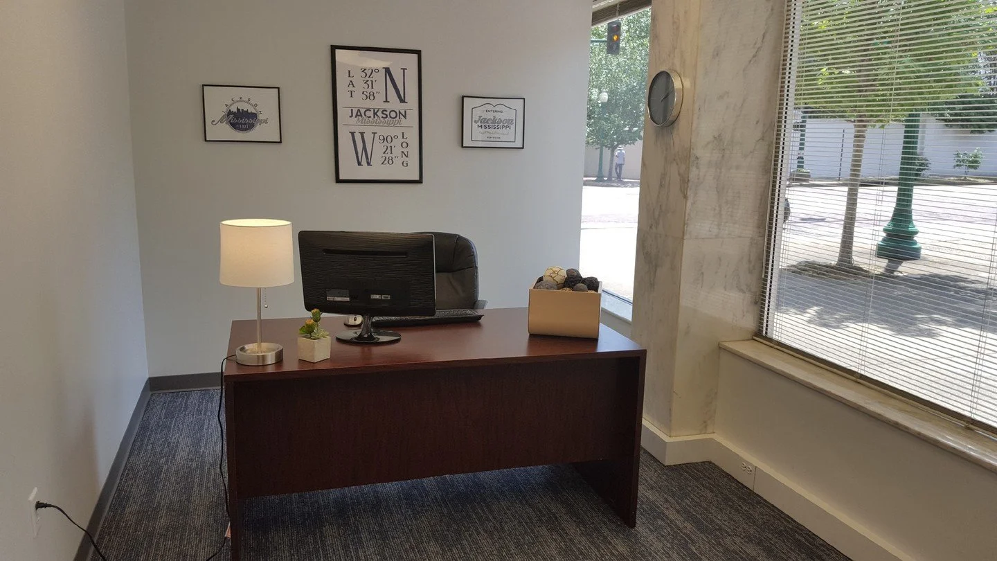 Looking for a professional space without the overhead of a large office? Capitol Suites one-room offices in the heart of Downtown Jackson are the perfect solution for entrepreneurs, small businesses, and remote professionals.