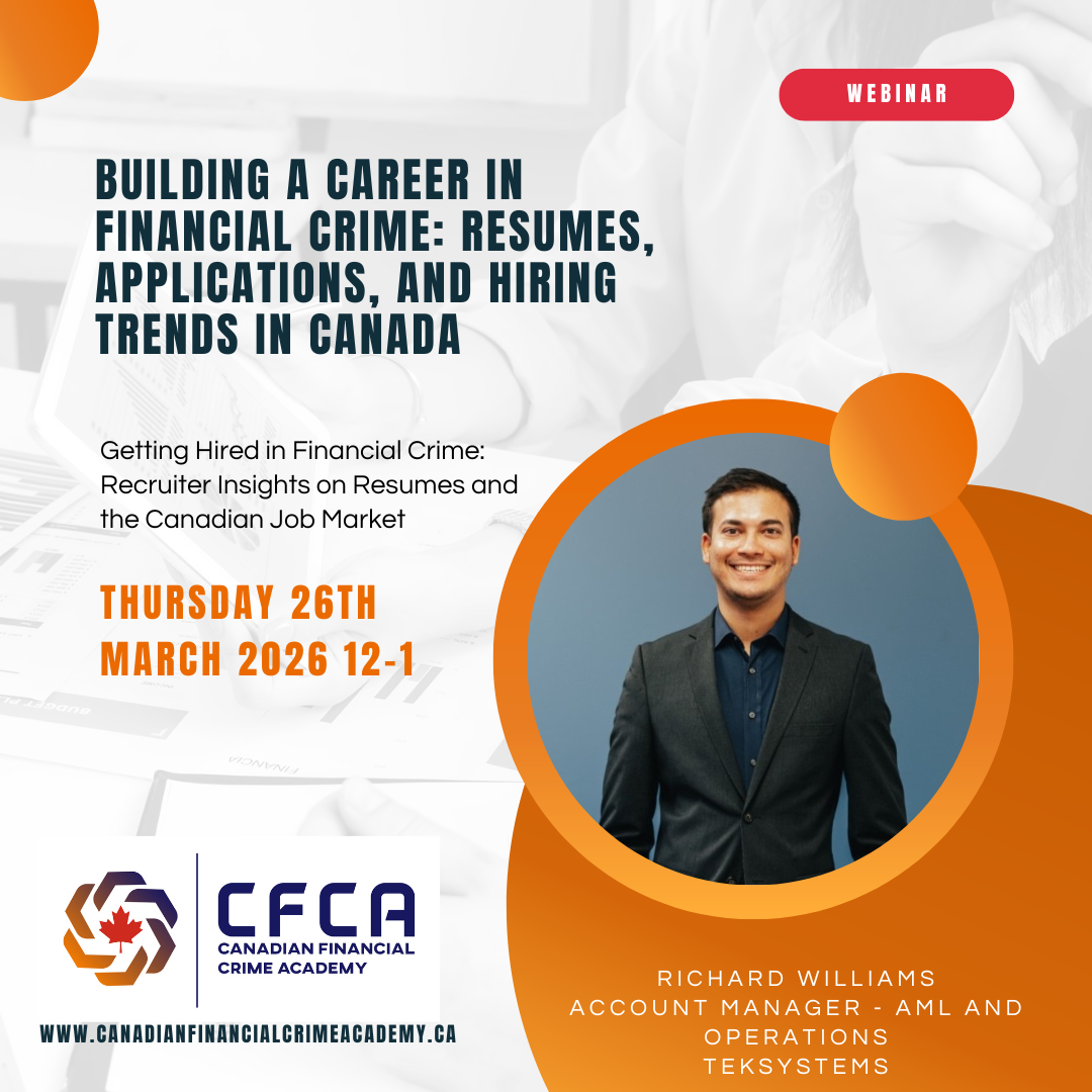 Building a Career in Financial Crime -  Resumes, Applications, and Hiring Trends in Canada