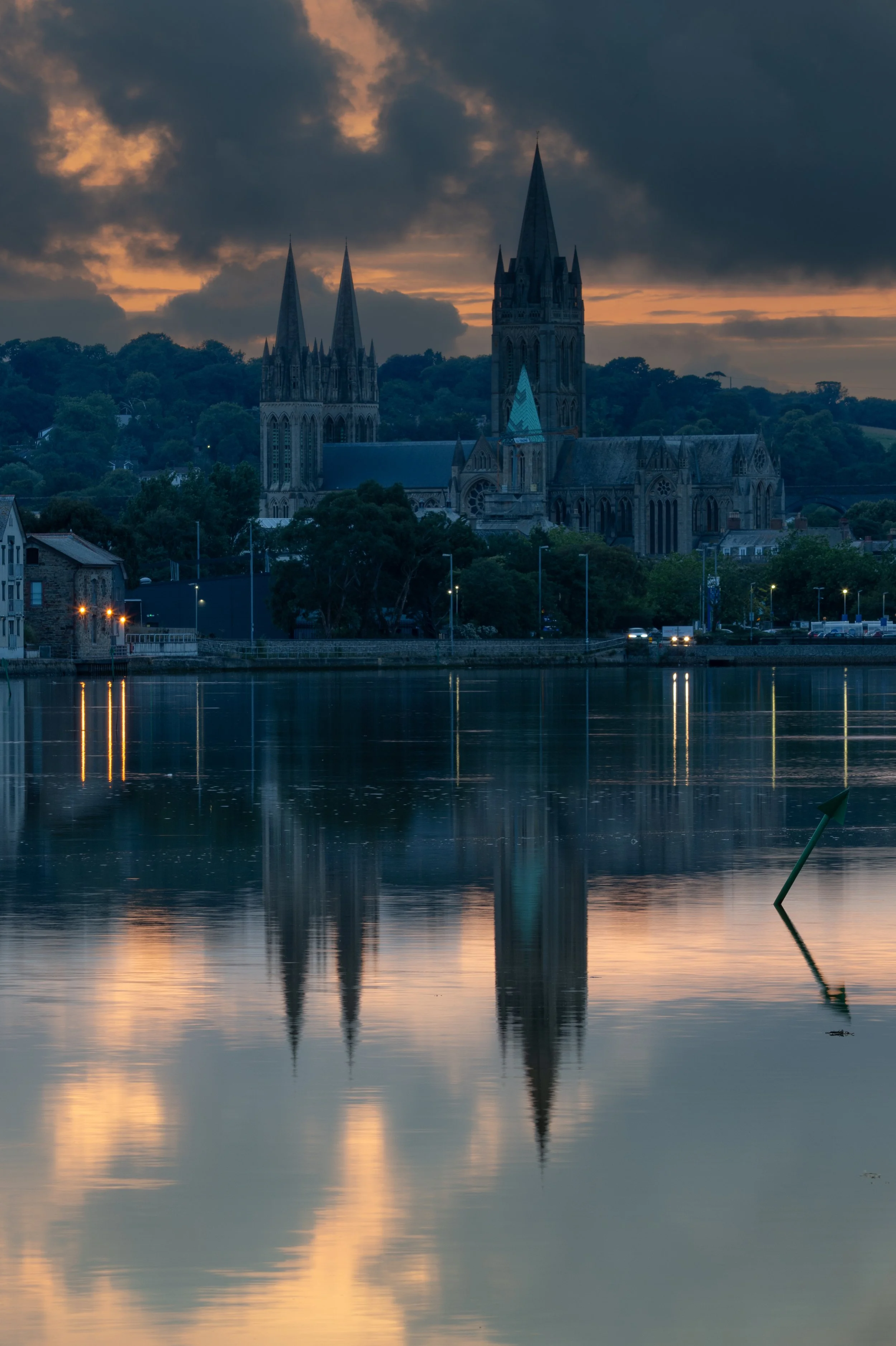 Truro Cathedral at Sunset