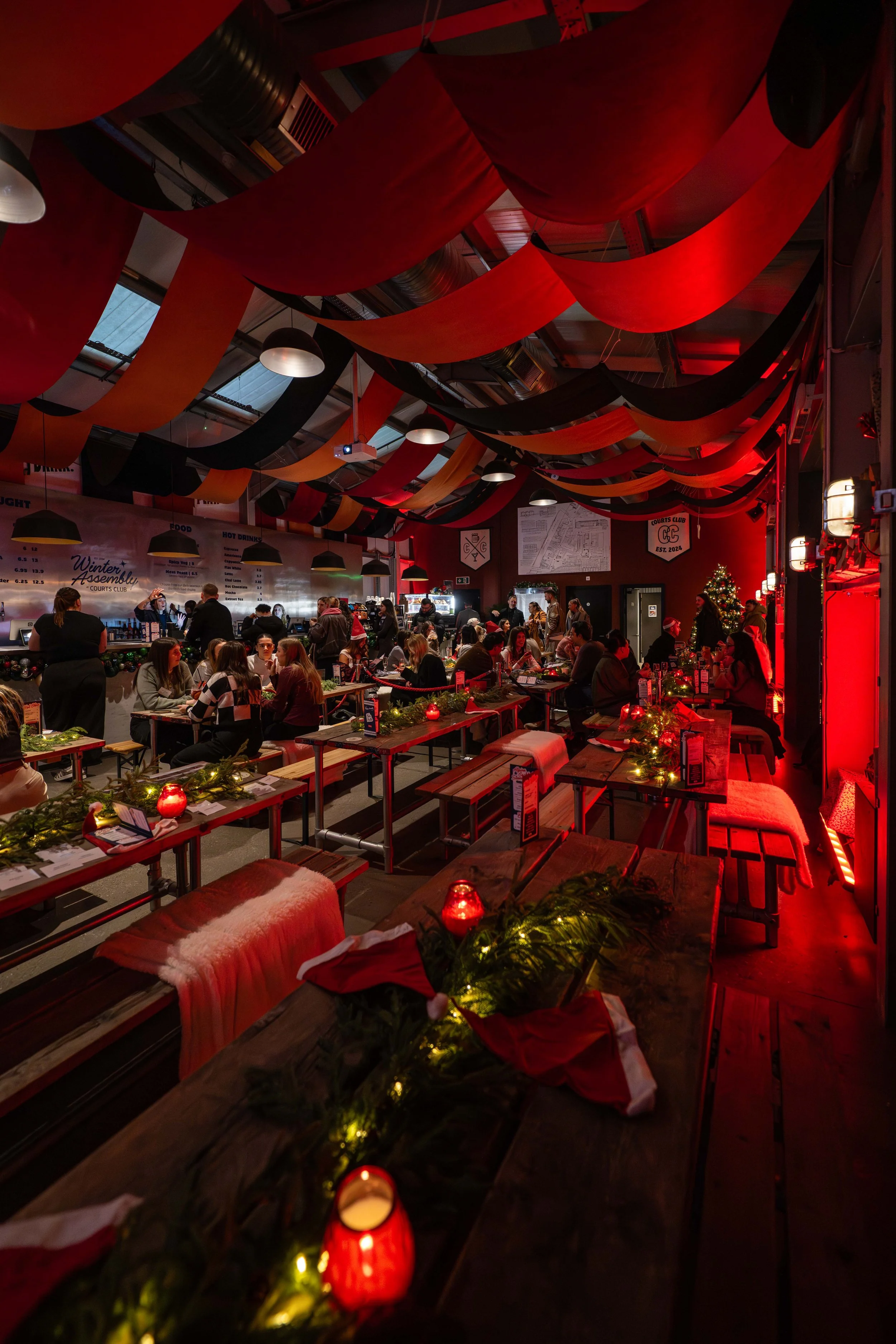 Christmas venue hire space 2024