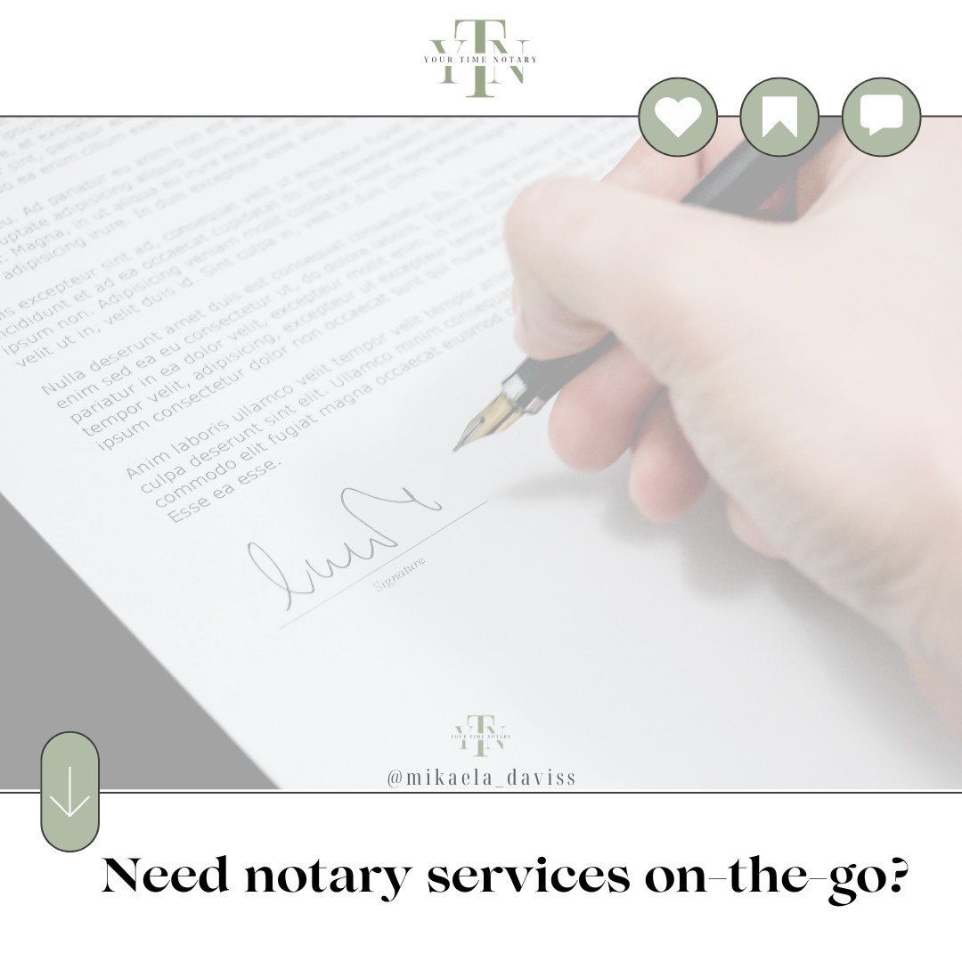 Our Mobile Notary Service is here to provide you with convenient notary services wherever you are. Whether you're at home, work, or out in public, we'll come to you in our mobile office. Trust Agreements, Guardianship Papers, Living Wills, Vehicle Ti