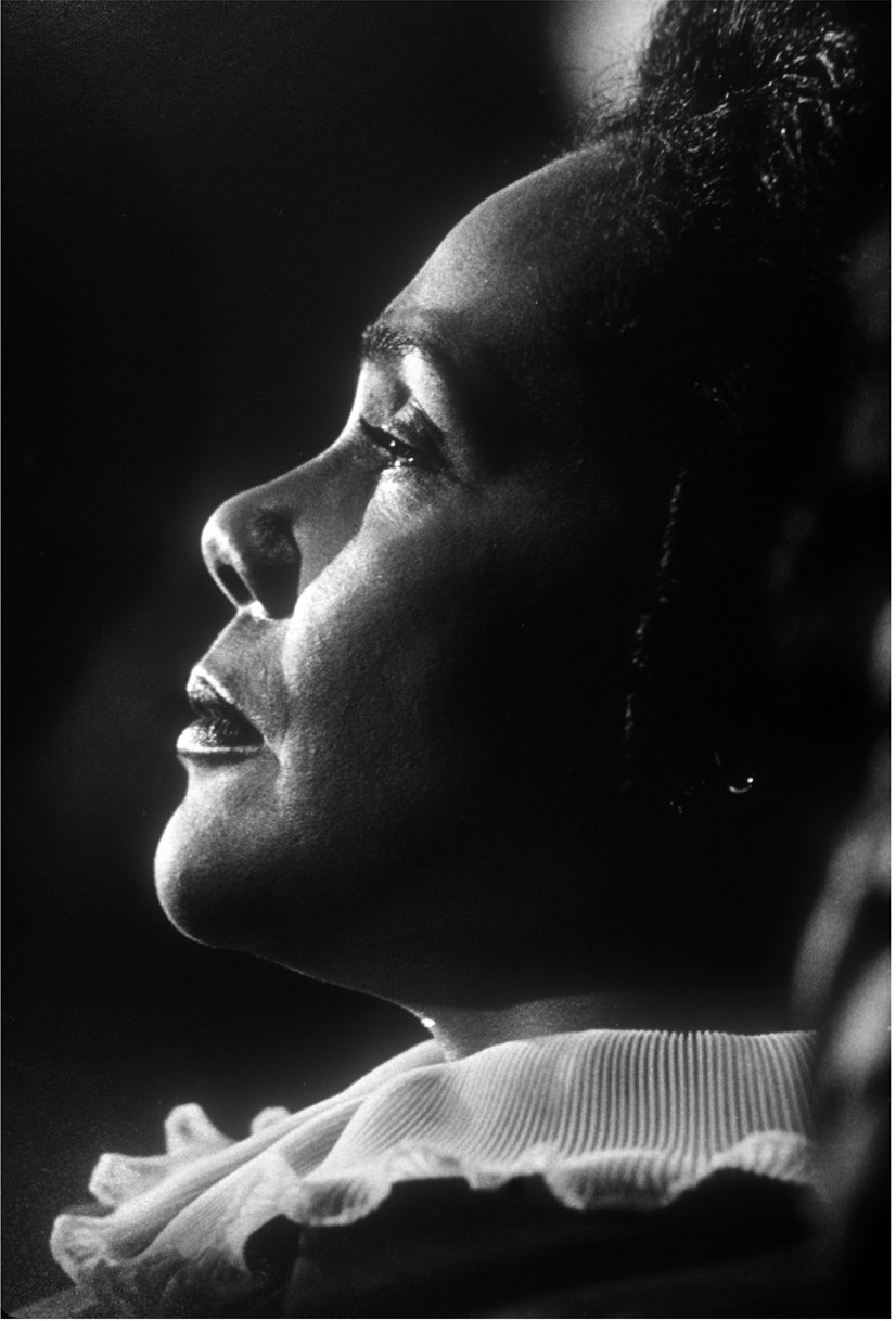  Coretta Scott King 1973 ML King Birthday celebration at Ebenezer Baptist Church. 