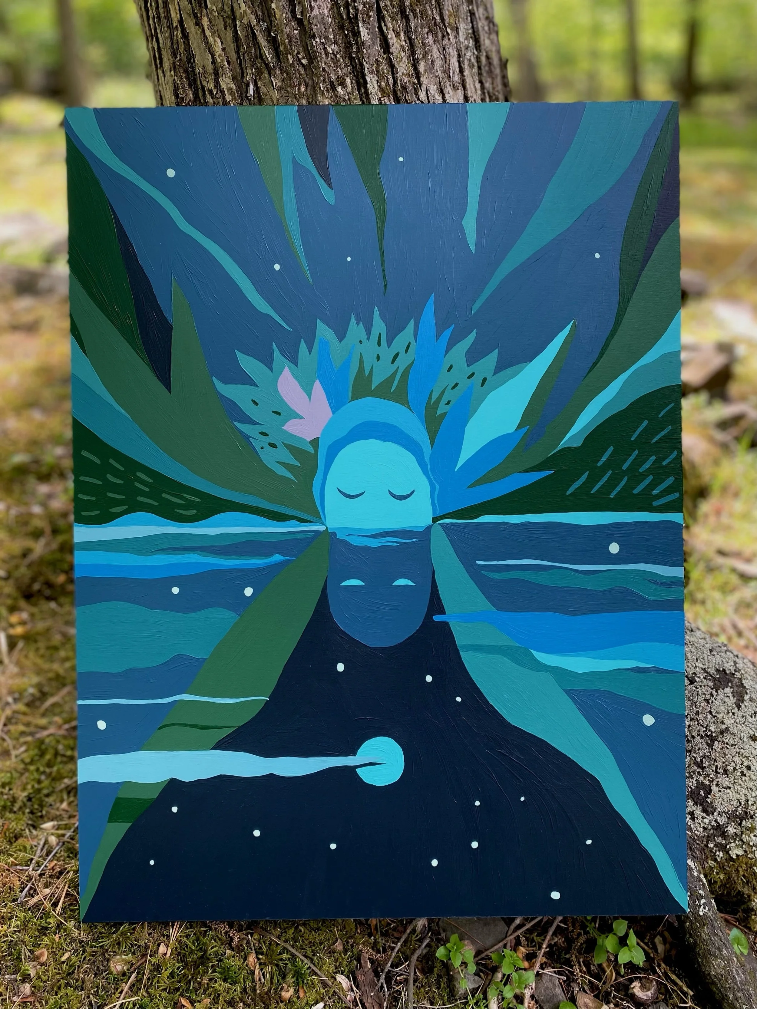 Quiet Moment Before The Dive (Tryptich)