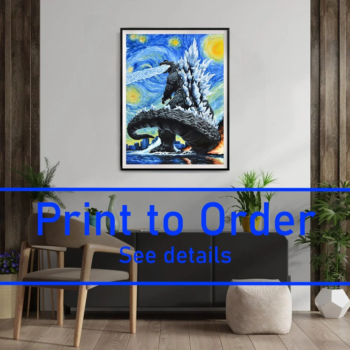 Van-Go-Zilla Poster 24x32