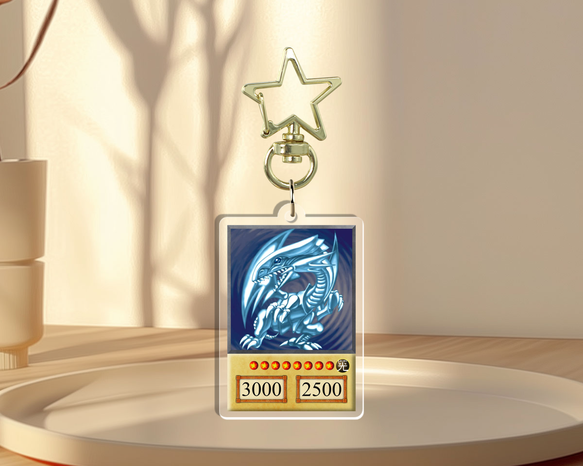 Blue Eyes White Dragon Keycchain