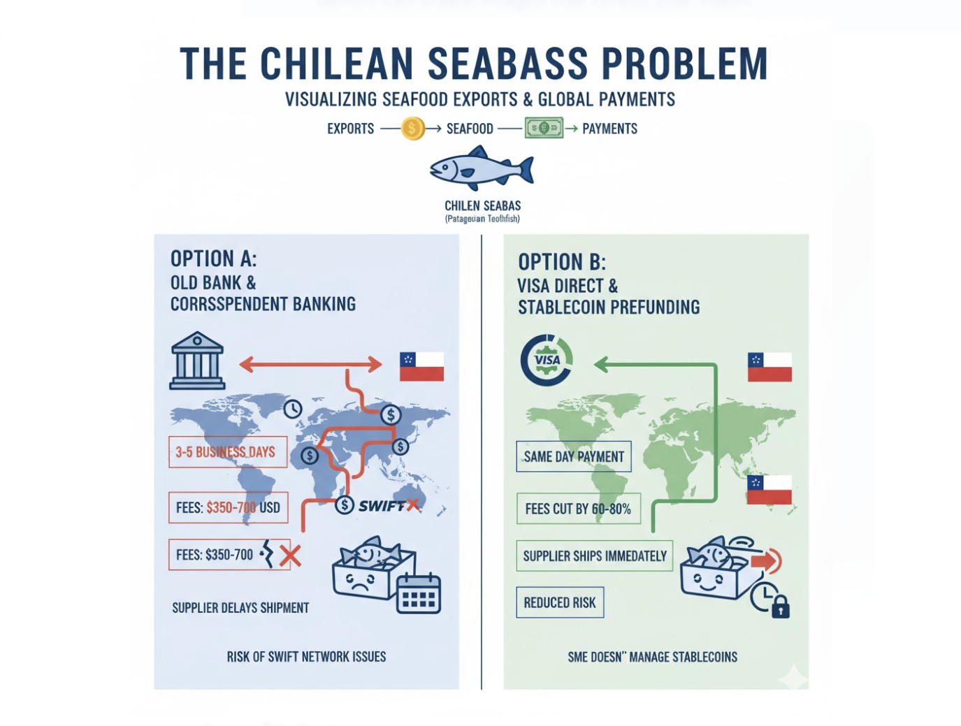 Why Stablecoins Could (Should) matter to Chilean Seabass exporters and SMBs around the World