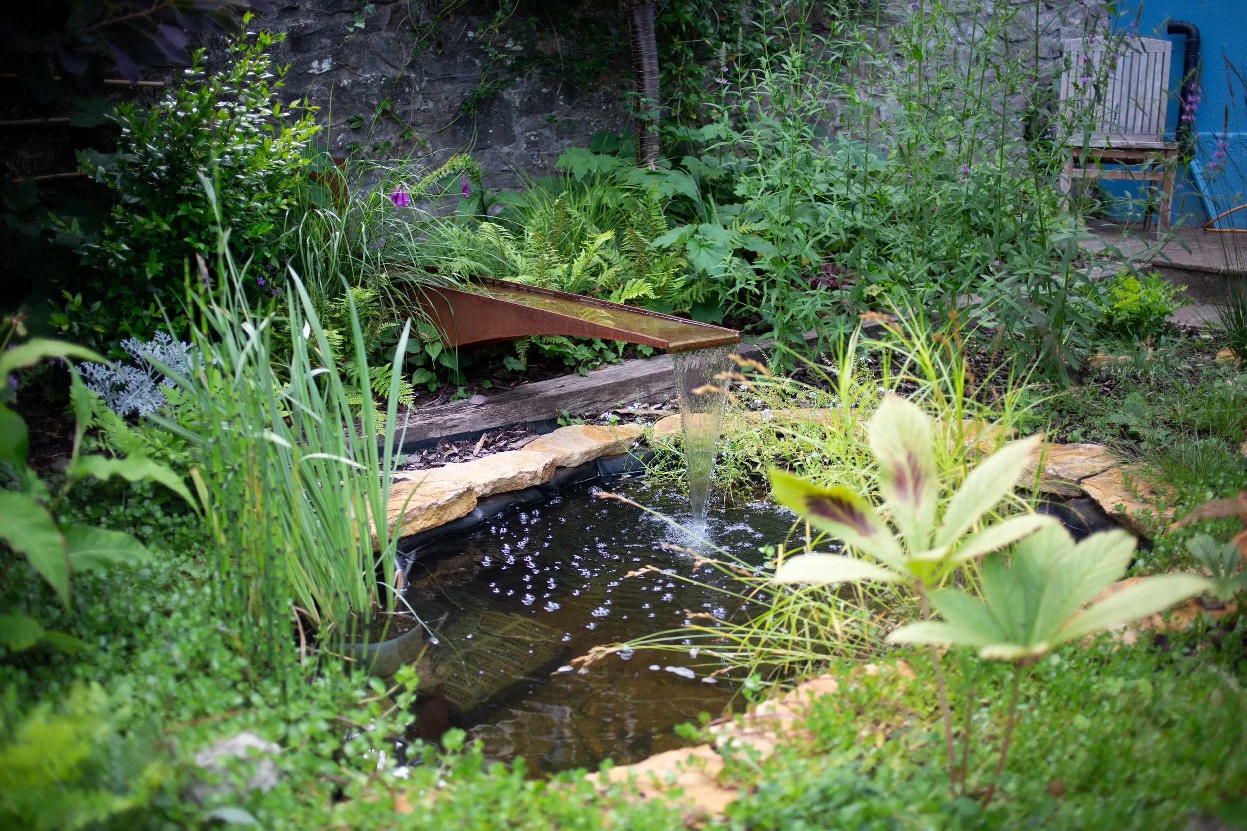 Bespoke rill and wildlife pond