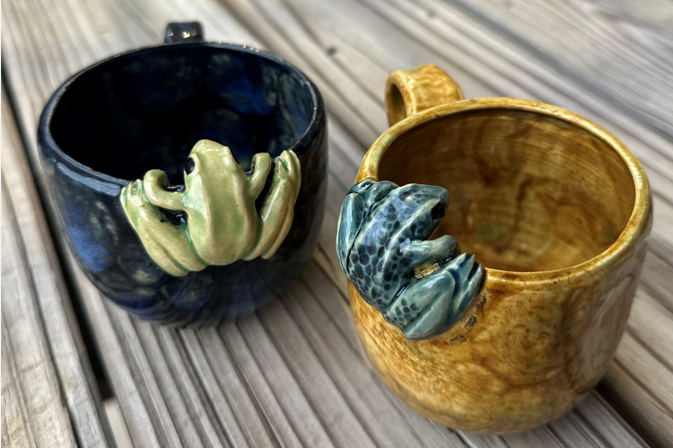 Frog mugs
