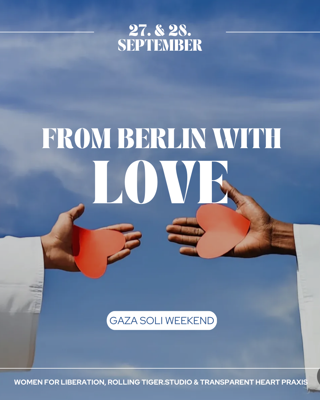 Vocal Ceremony for From Berlin With Love To Gaza