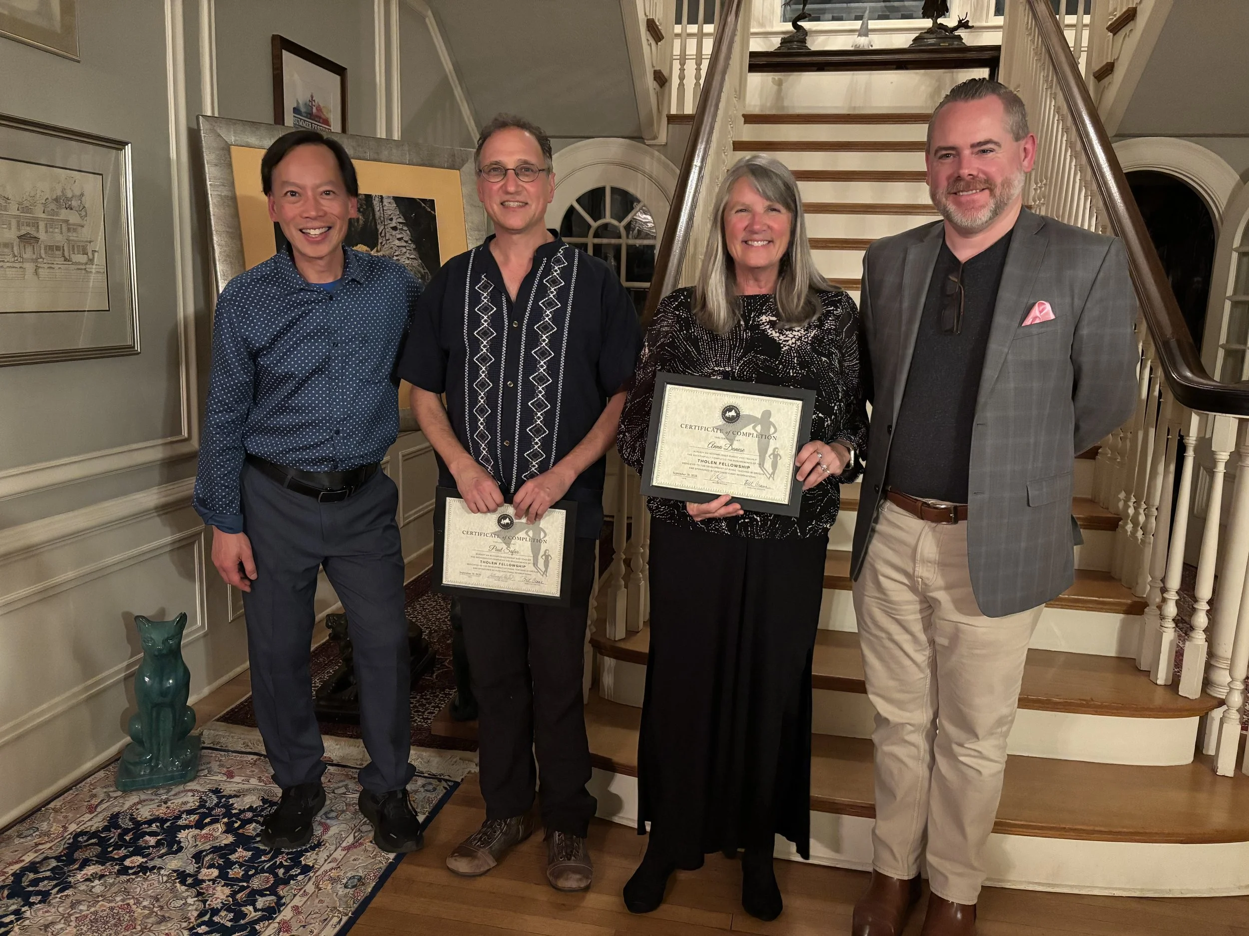 Photo (L-R): Anthony Padilla, Paul Safar, Anne Denese and Chad Bowles