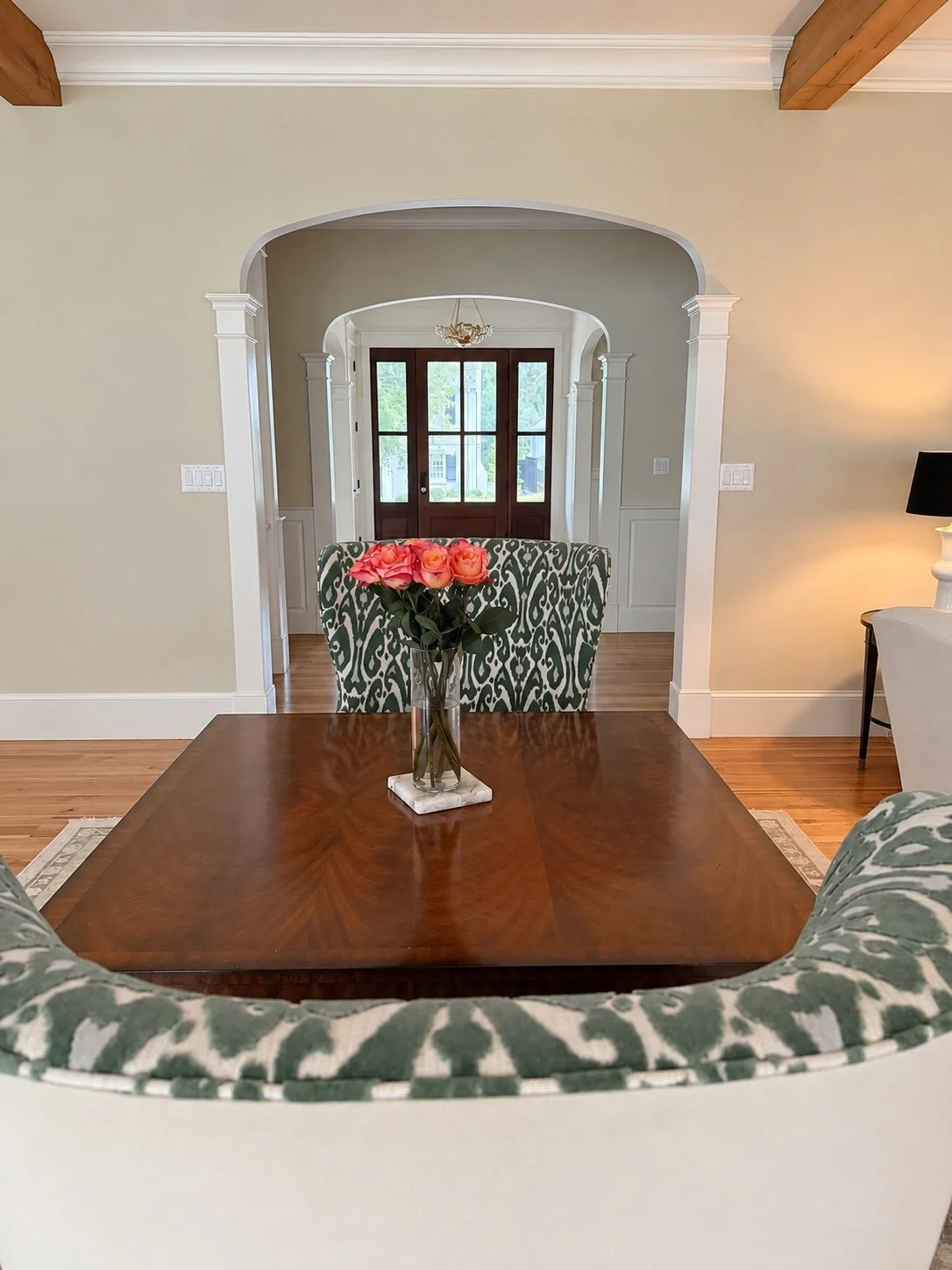 edited eat in table to front door.jpg