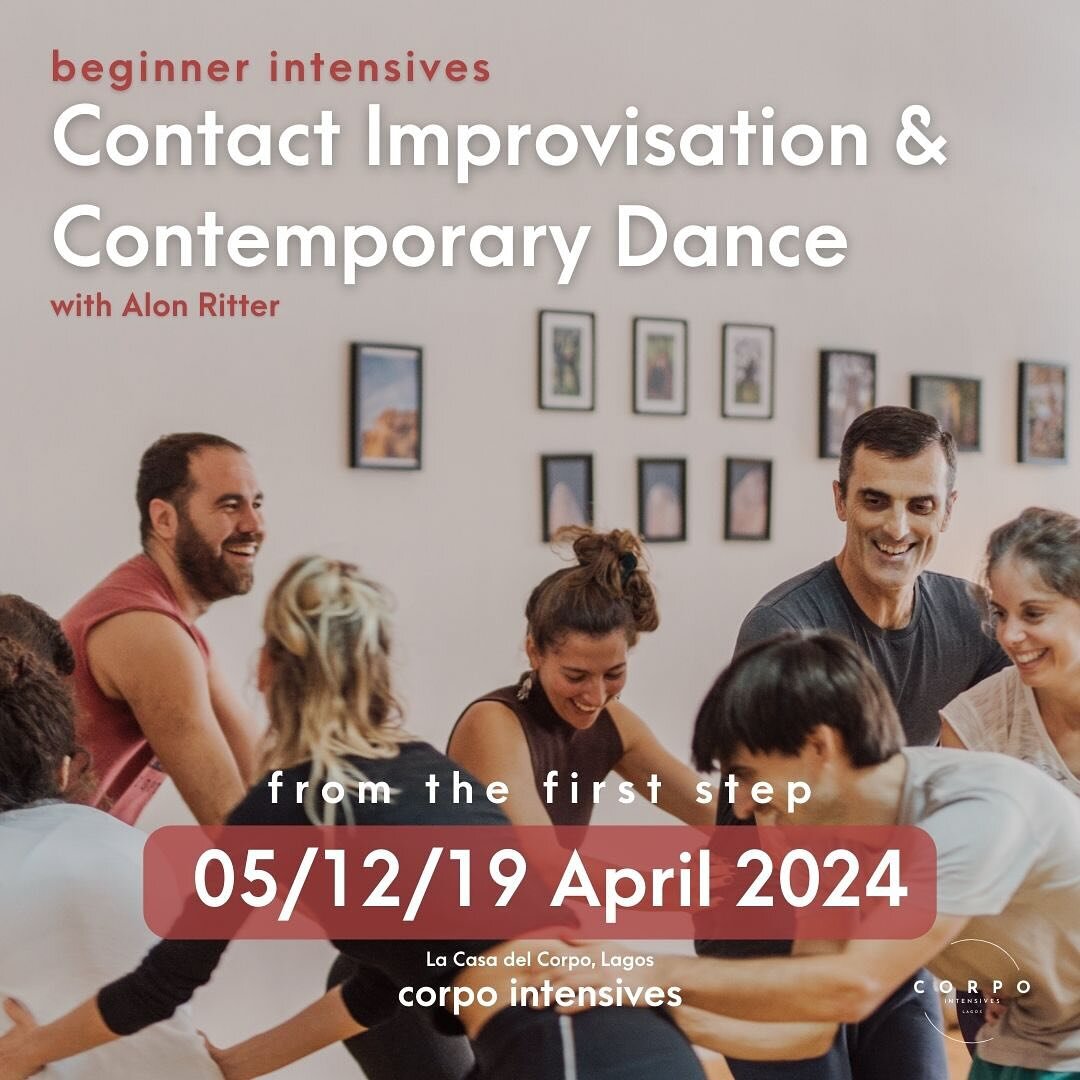 Contact Improvisation &amp; Contemporary Dance Course from the First Step
5/ 12 / 19 April 2024
13 - 16h
with @ritteralon 
Have you always dreamed of dancing but never went for it? Are you yearning to dedicate quality time to your body and truly gras