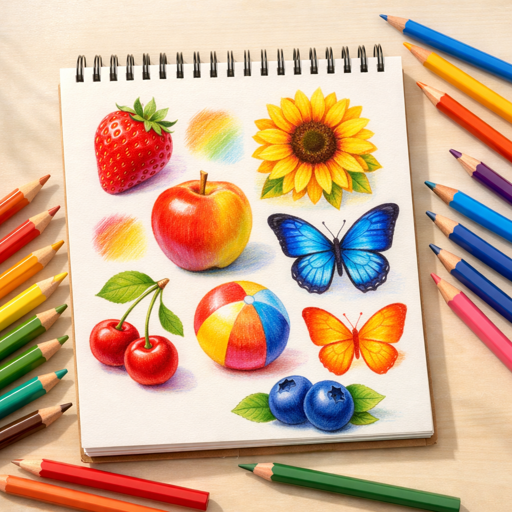 Colour Pencil Beginner Art Course