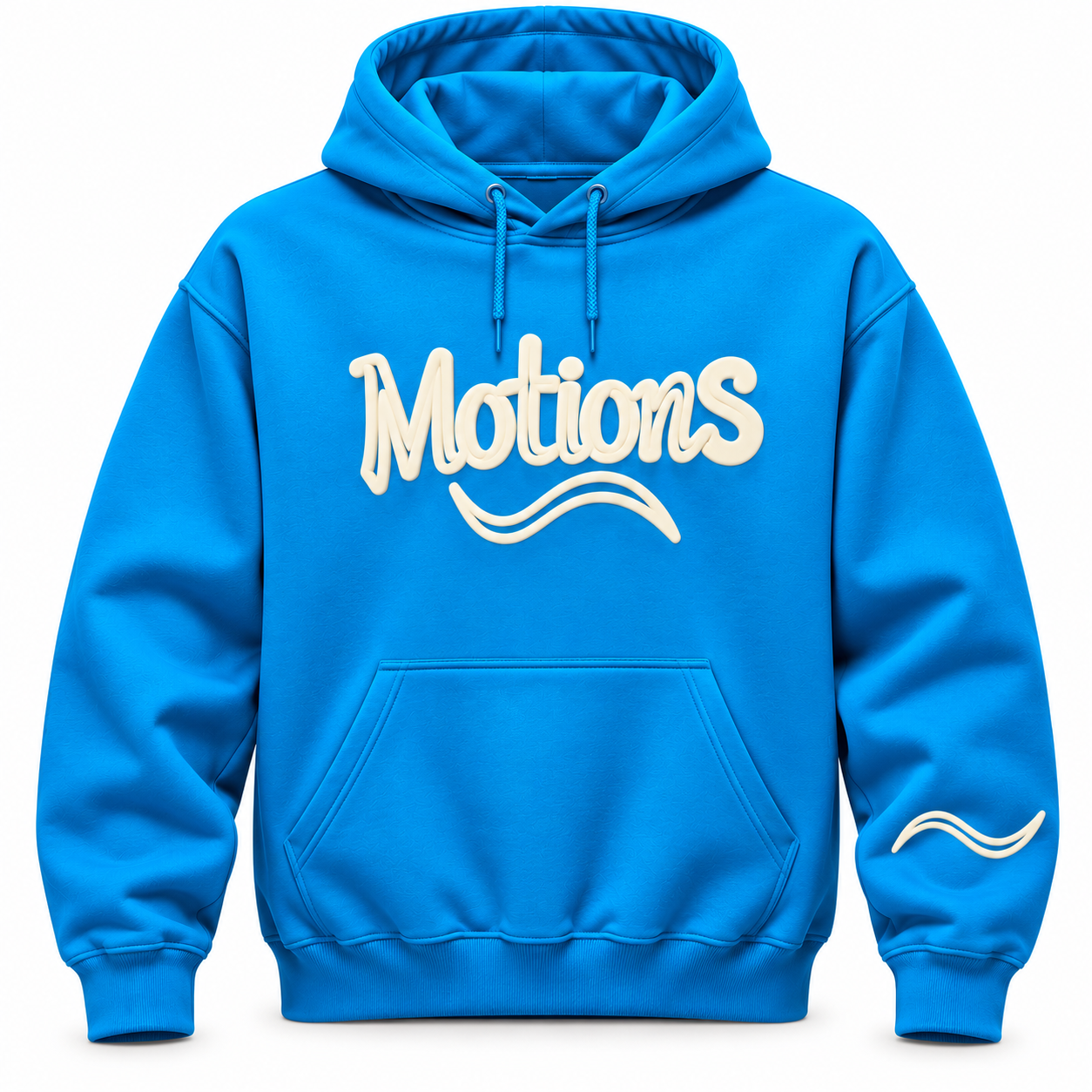 Motions 3D Hoodie - Sapphire / White