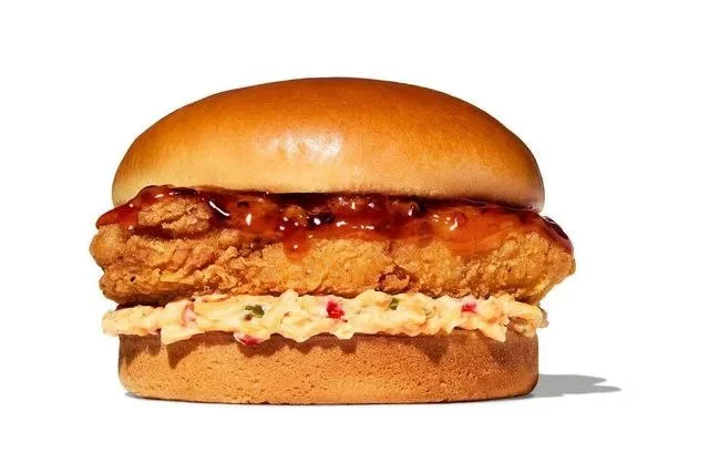 Whatabuger Hot Honey Pimento Chicken Sandwich Is Elite Fast Food