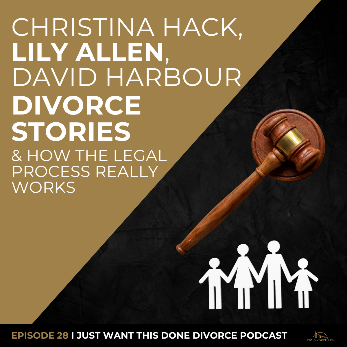 ep. 28: Christina Hack, Lily Allen, David Harbour Divorce Stories and How the Legal Process Really Works