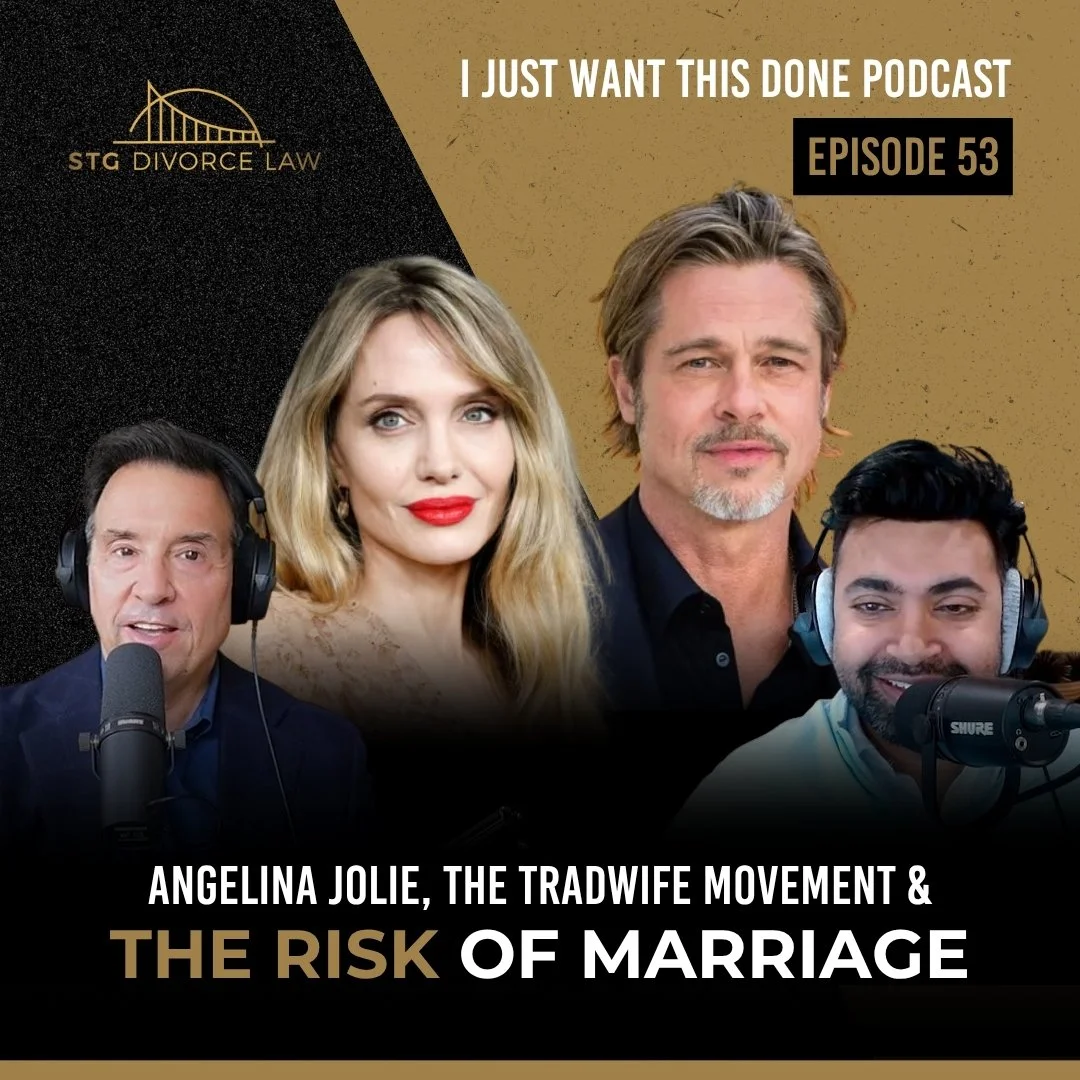 ep. 53: Angelina Jolie, the Tradwife Movement and the Risk of Marriage