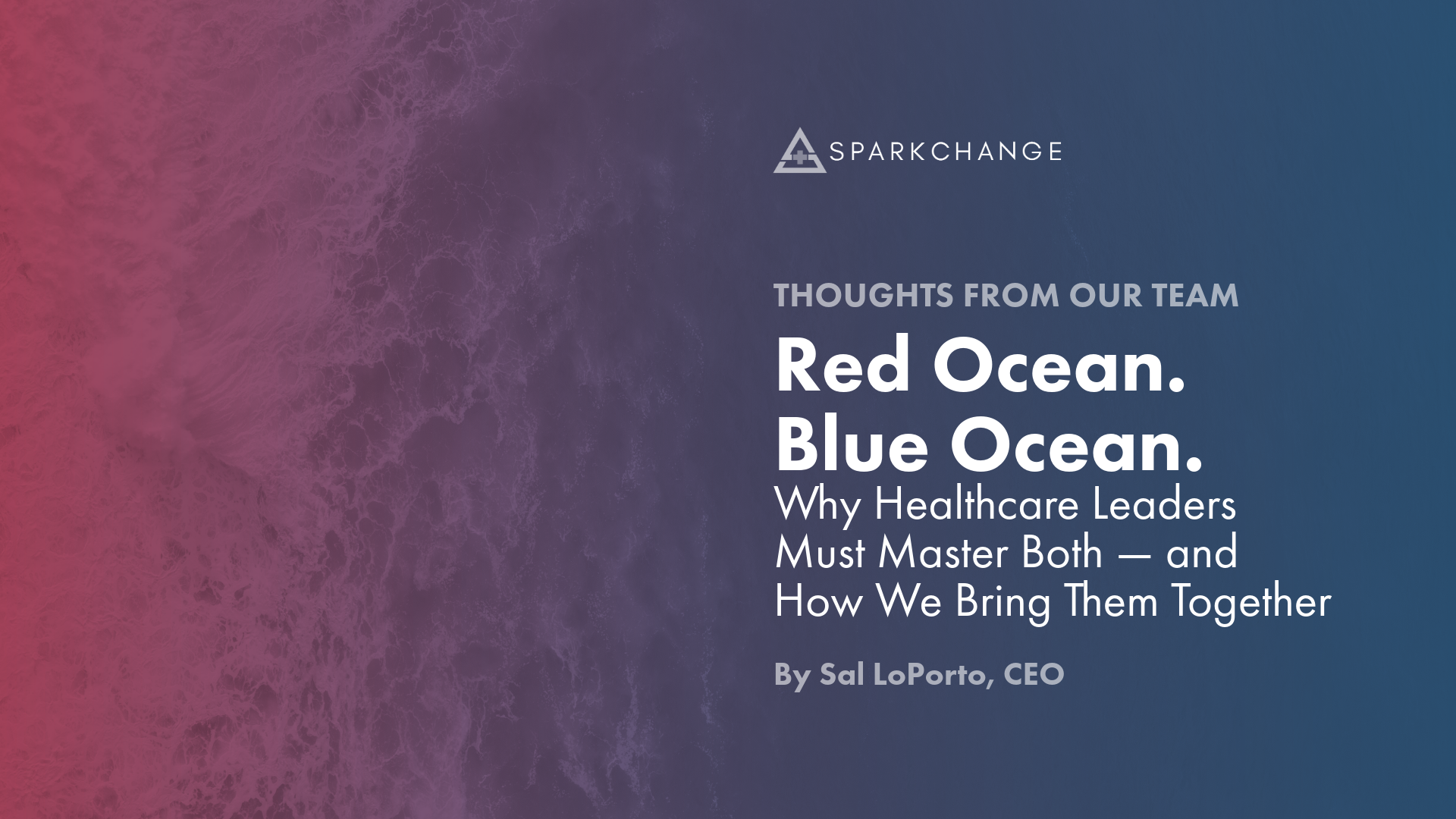 Red Ocean. Blue Ocean.