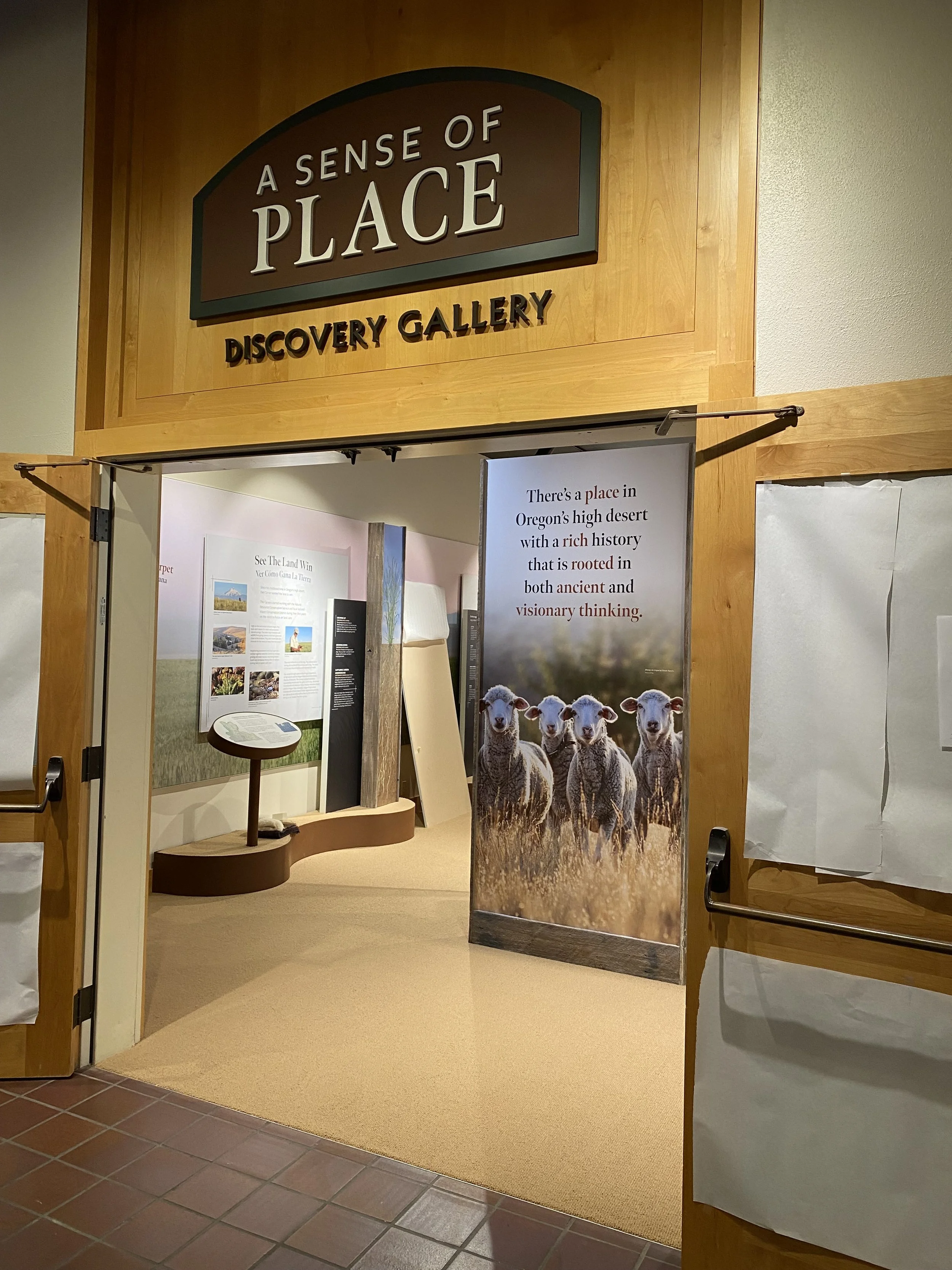  Entrance to the permanent exhibit. 