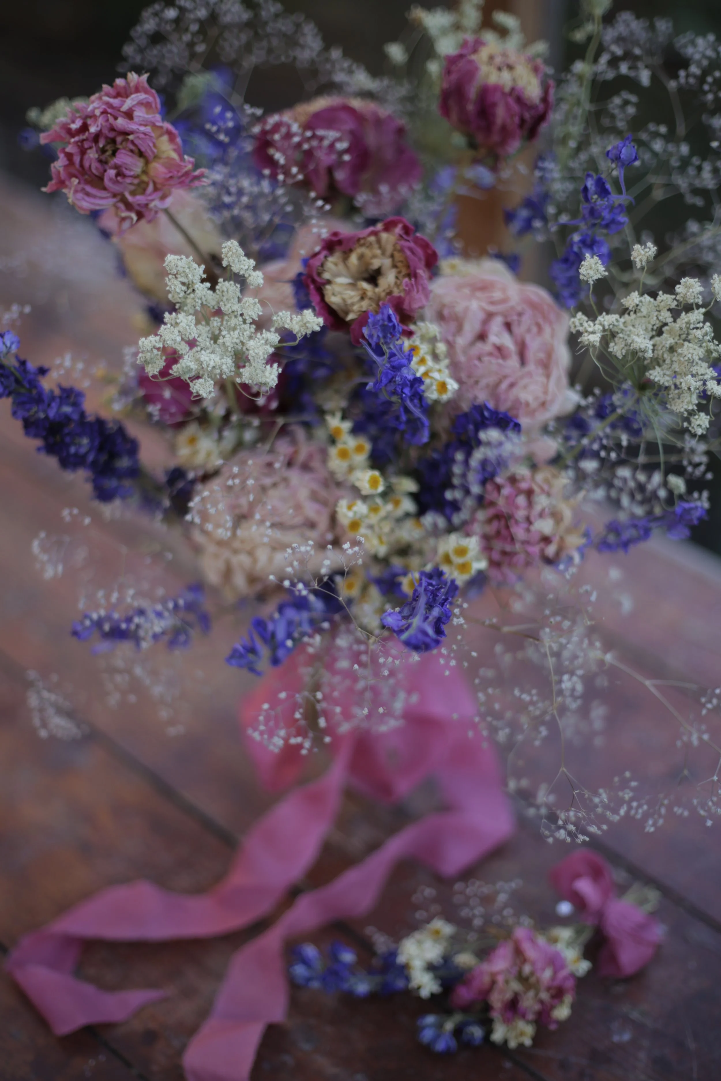 Dried elopment collection pinks and blue.JPG