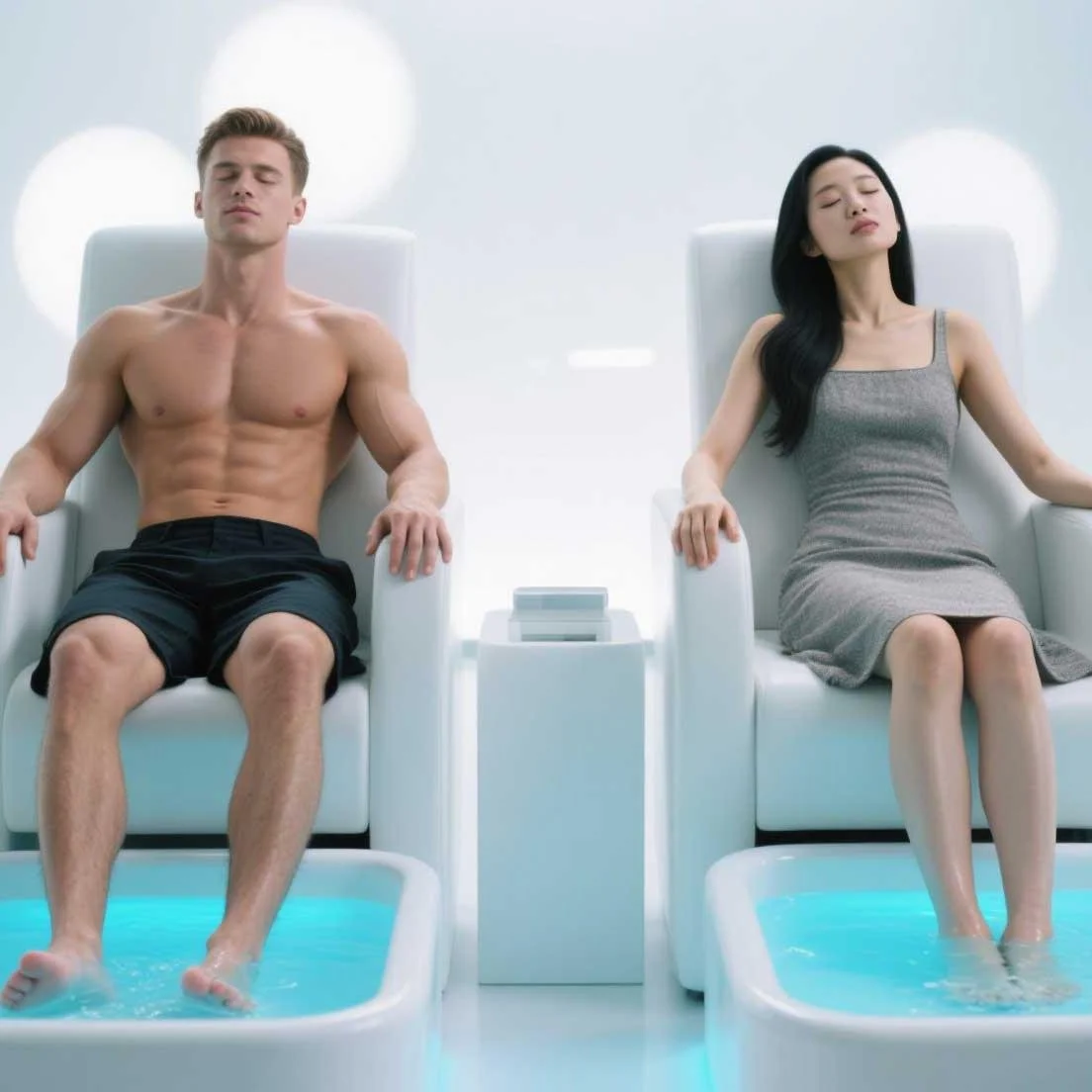 Treat your tired feet to the ultimate spa experience with our new "Tangerine Twist" Radiant Revive Pedicure! This luxurious four-step treatment revitalizes your feet with Vitamin C and organic tangerine extracts. Experience a refreshing soa