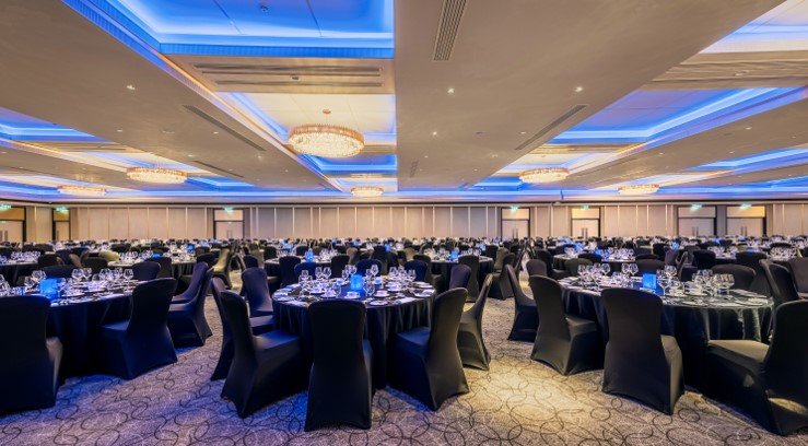 Peninsula Ballroom Blue lights.jpg