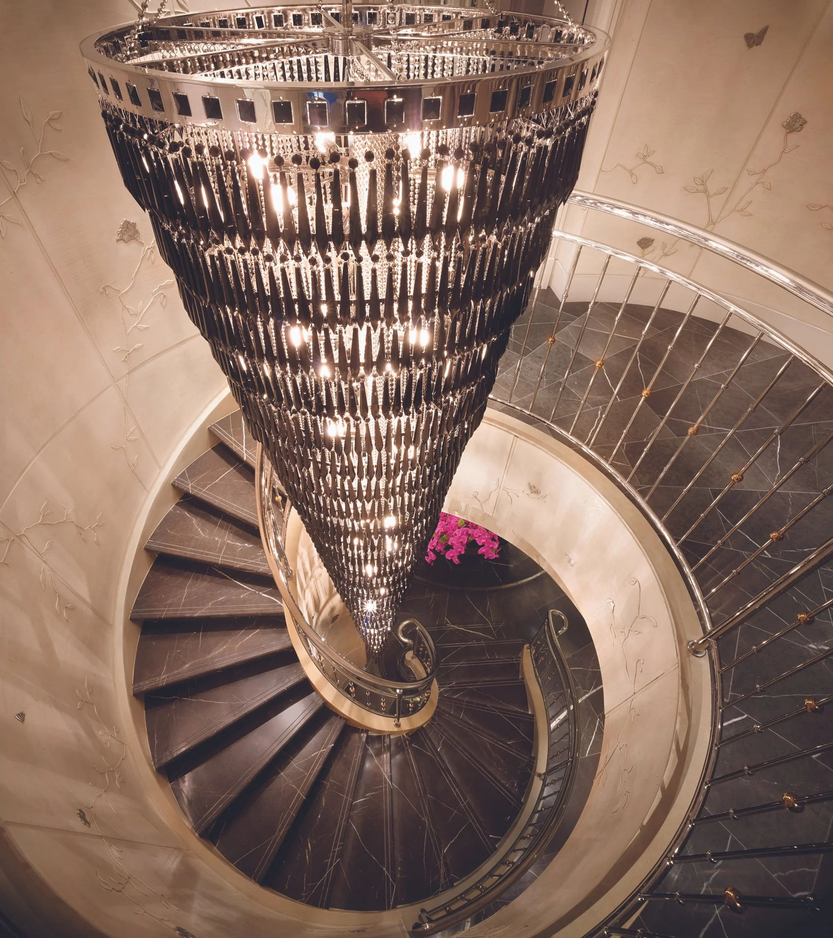 Royal Penthouse Grand Staircase & Chandelier.jpg