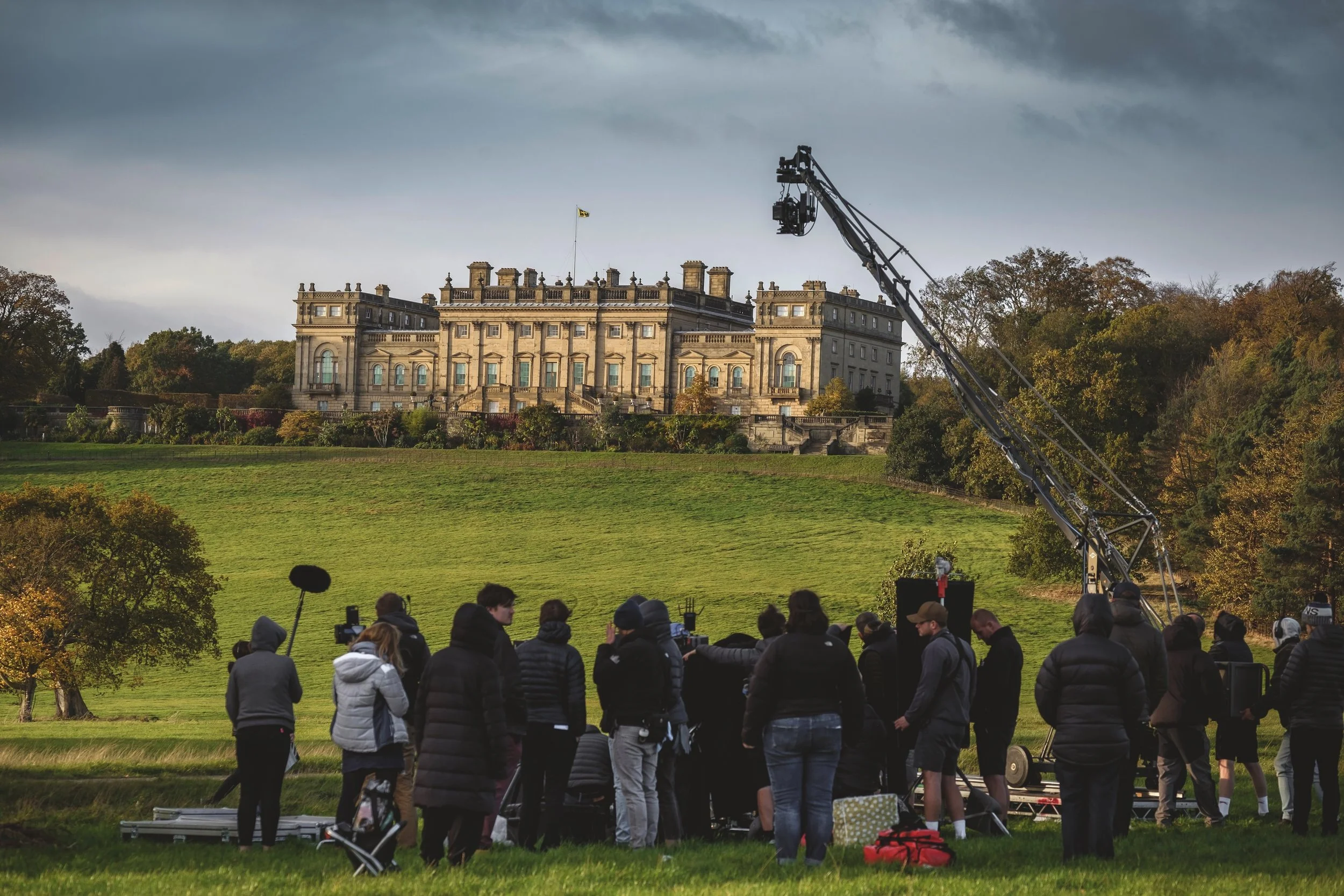 Georgian Stately Home, a film location in Yorkshire.