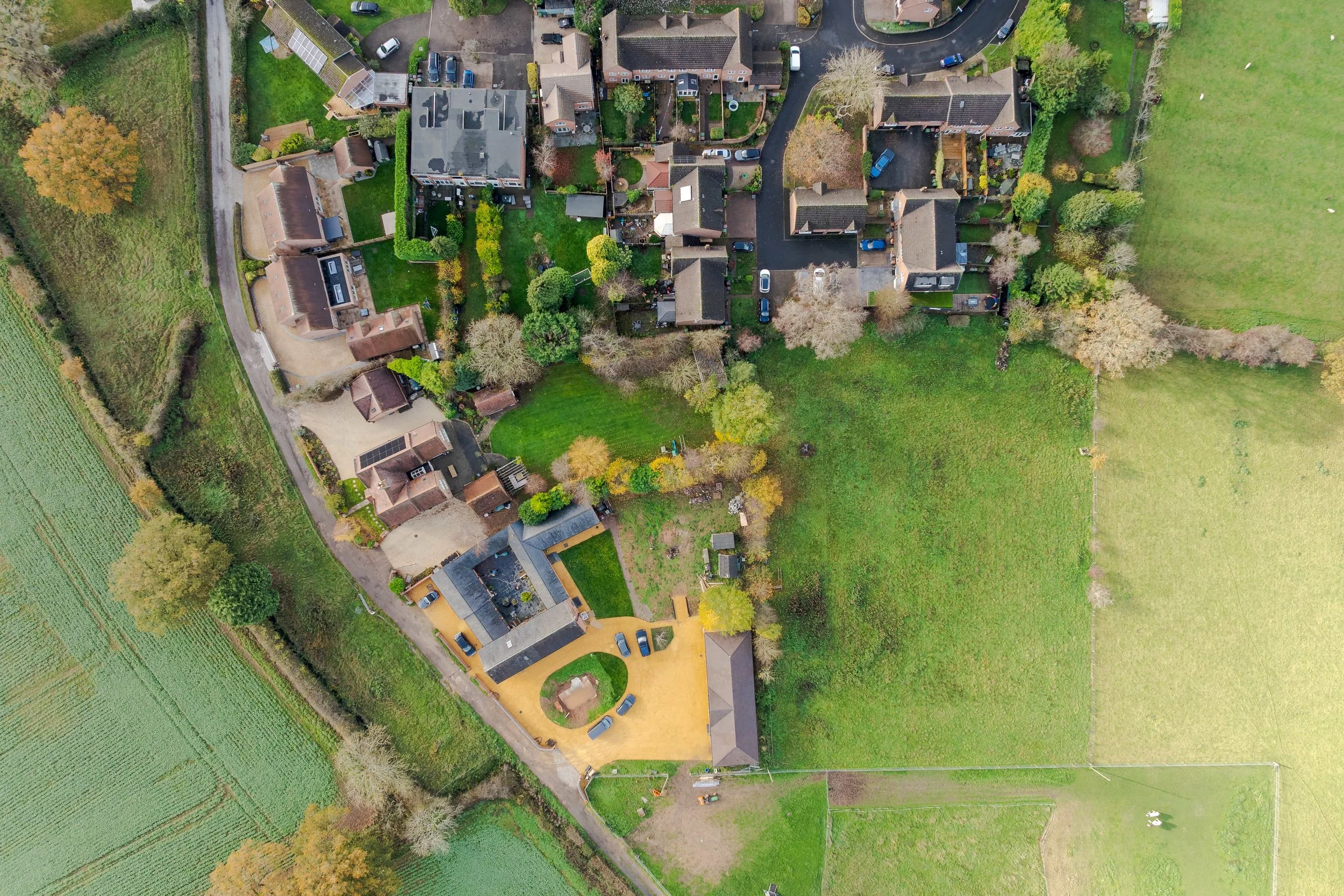 Country Farmhouse a film location in the Midlands