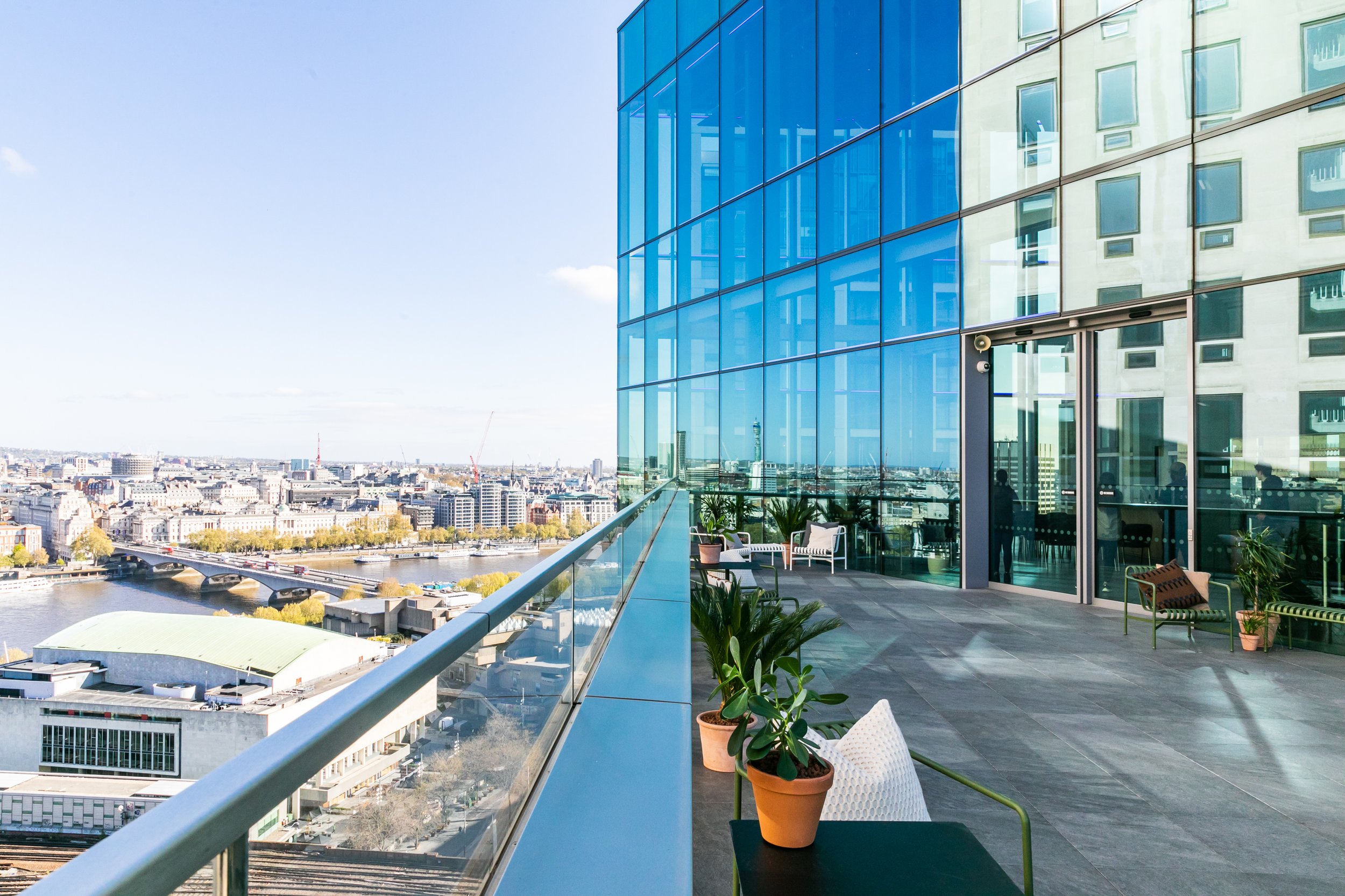 Rooftop Workspace Waterloo // Thames View Filming Location