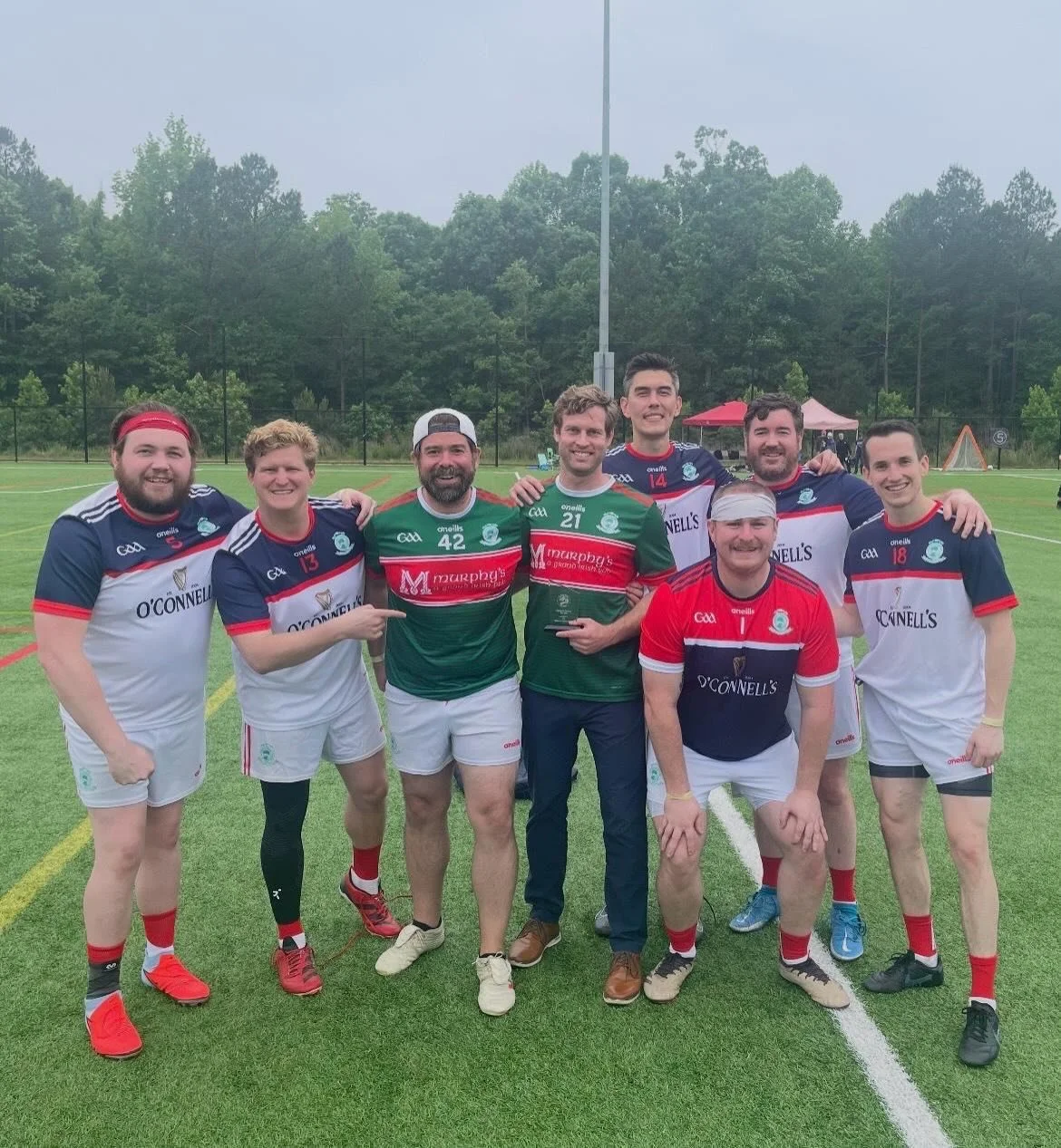 A great weekend down in Raleigh for the lads. Special thank you to @raleigh.gaa for hosting and @wswolfhoundsgaa for teaming up with us. Great craic and a fun weekend for all with our friends down south.

Michael Collins will play our next match on J