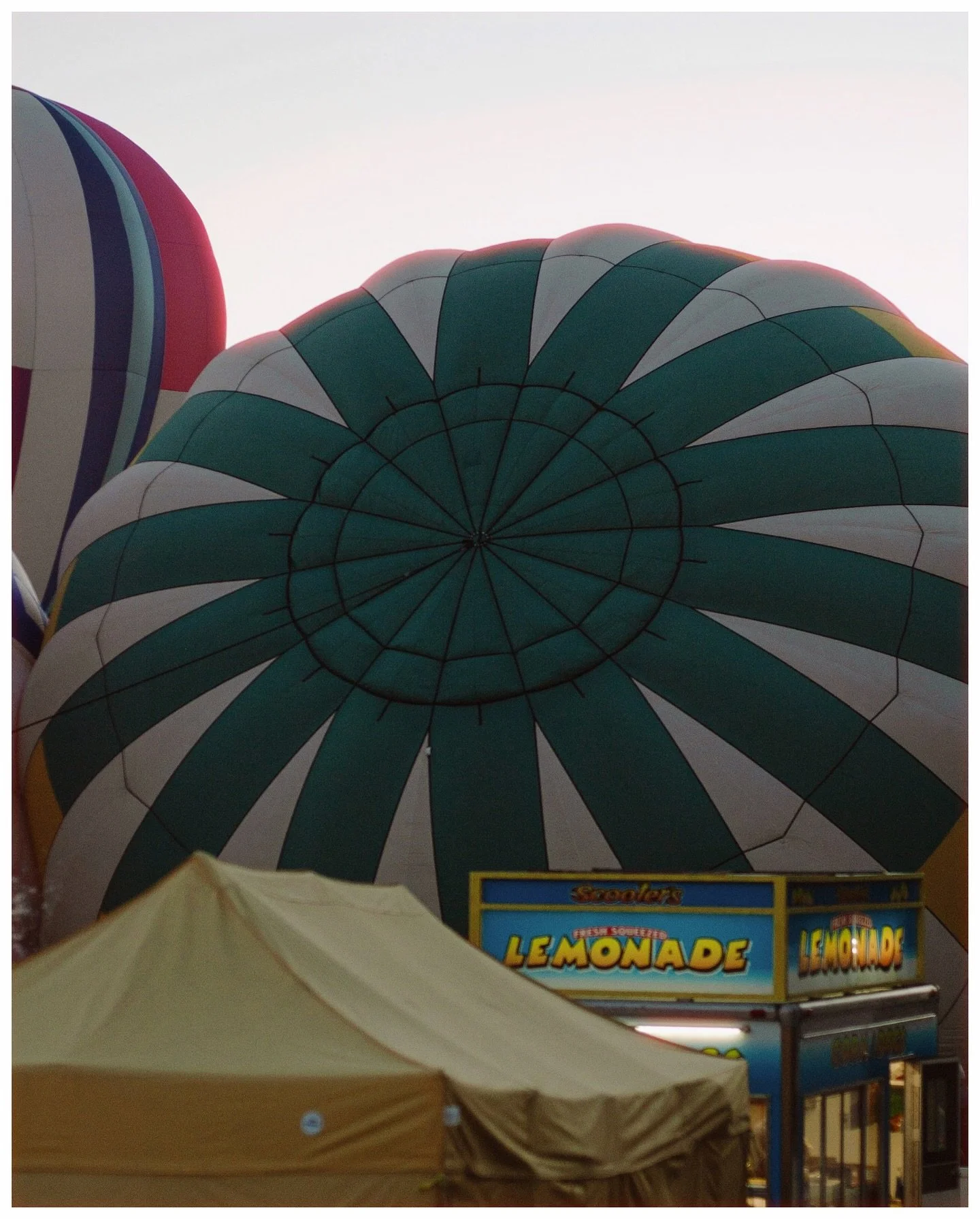 In honor of the balloon festival coming up, here&rsquo;s some pics from last year. Of course with my luck, it was too windy for them to do an evening launch on the night that we went. They are much larger than I ever thought, though. 

#hotairballoon