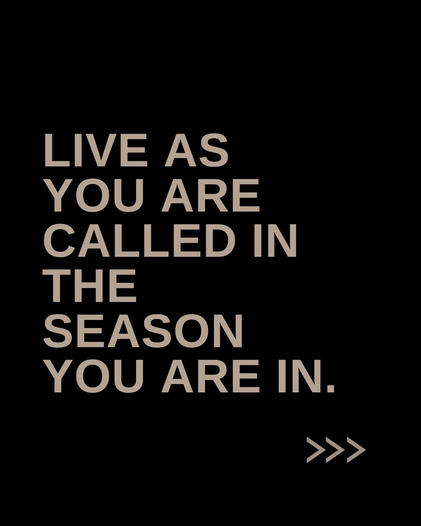 To the woman who is not YET where she wants to be...

We fall into the &lsquo;next season&rsquo; trap. &lsquo;Next season&rsquo; when...I get a bigger house, I get my promotion, I am successful in my business, I [whatever &ldquo;it is&rdquo;]...then 