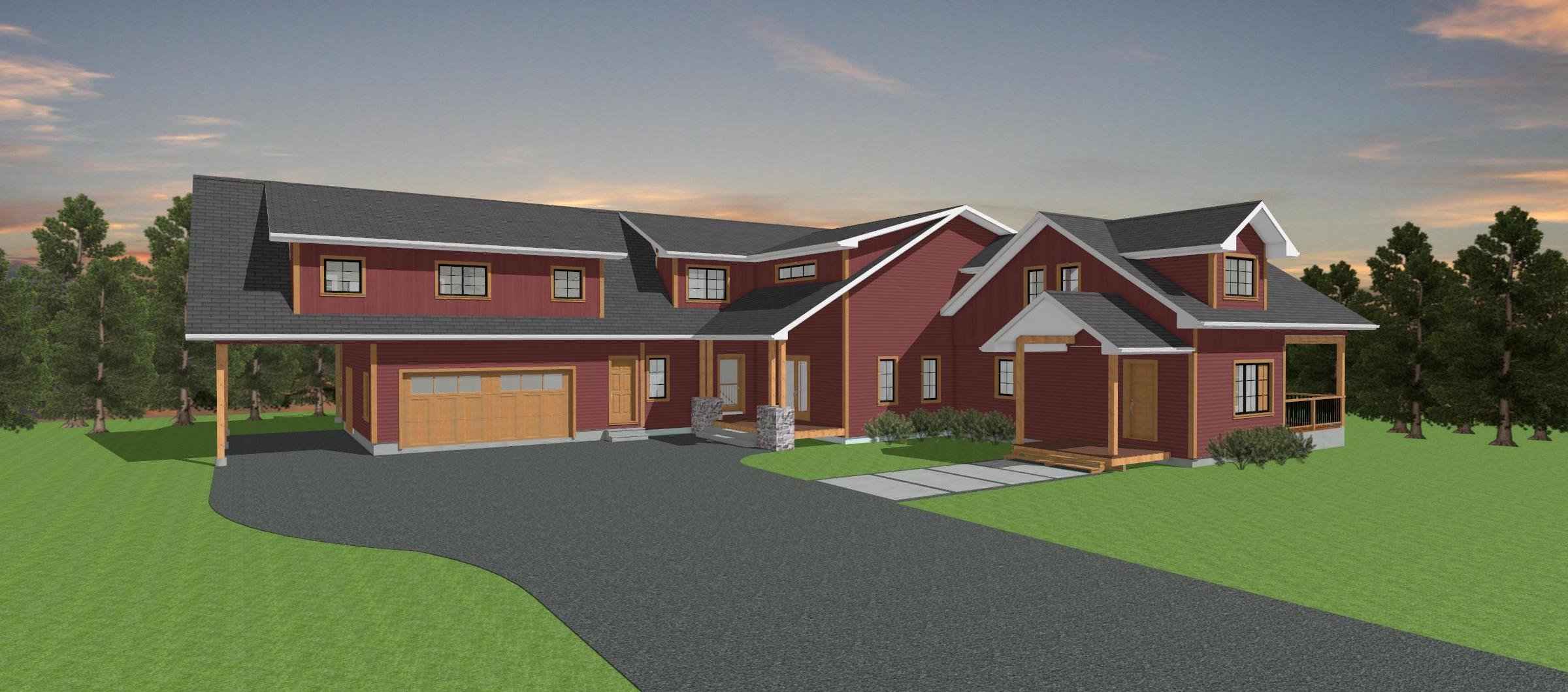 Detached Garage and House Addition
