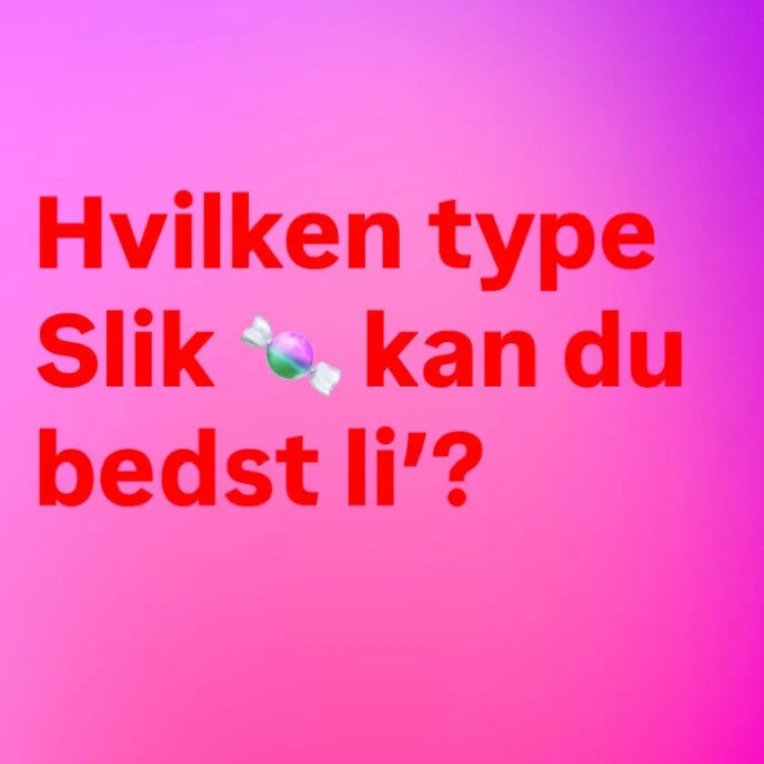 K&aelig;re venner &ndash; m&aring;ske kan I hj&aelig;lpe mig?
Hvad er din favorit slik?

Jeg er ved at skrive om dansk madkultur, og i disse dage handler det om slik. 

Jeg er ikke helt en almindelig dansker p&aring; det punkt &ndash; jeg har i &arin