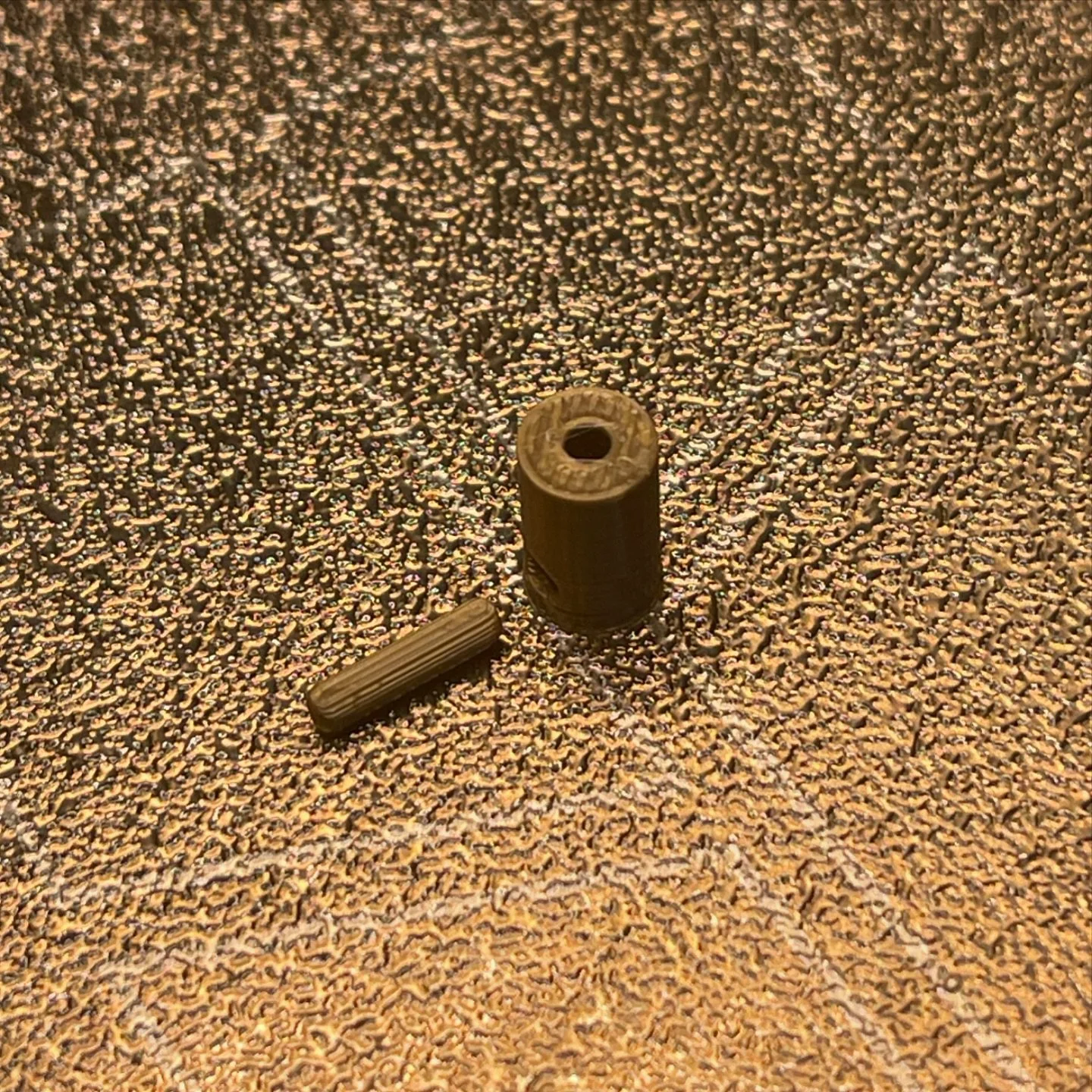 This is the tiniest thing I&rsquo;ve 3D printed so far for a tricky pickup installation in a Finnish Kantele. The center hole allowed me to thread what is essentially a long twist-tie through the mounting hole and through the sound hole. The little p