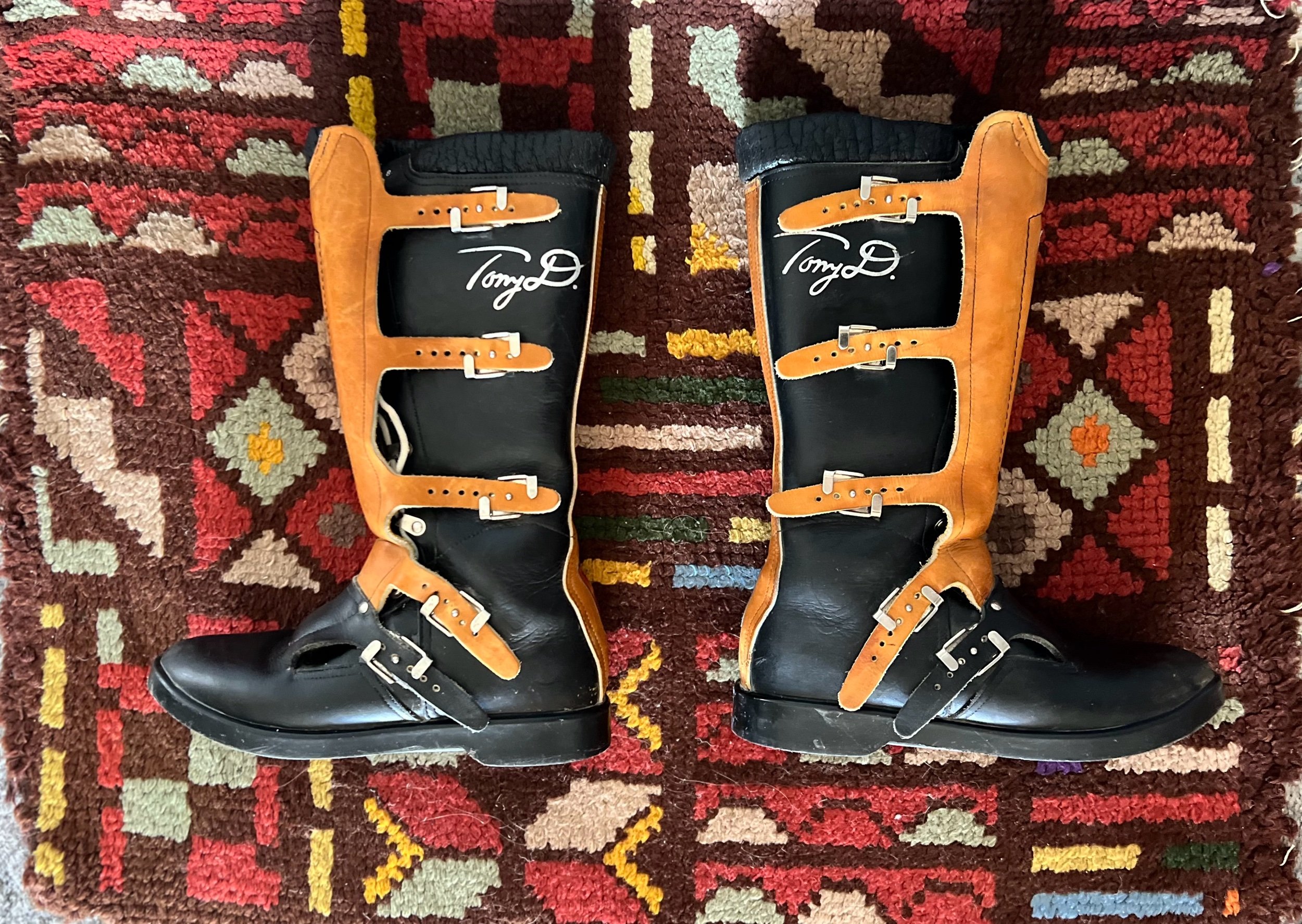 Esprit Tony D Vintage Motocross Boots — Six Mile Industries Trials