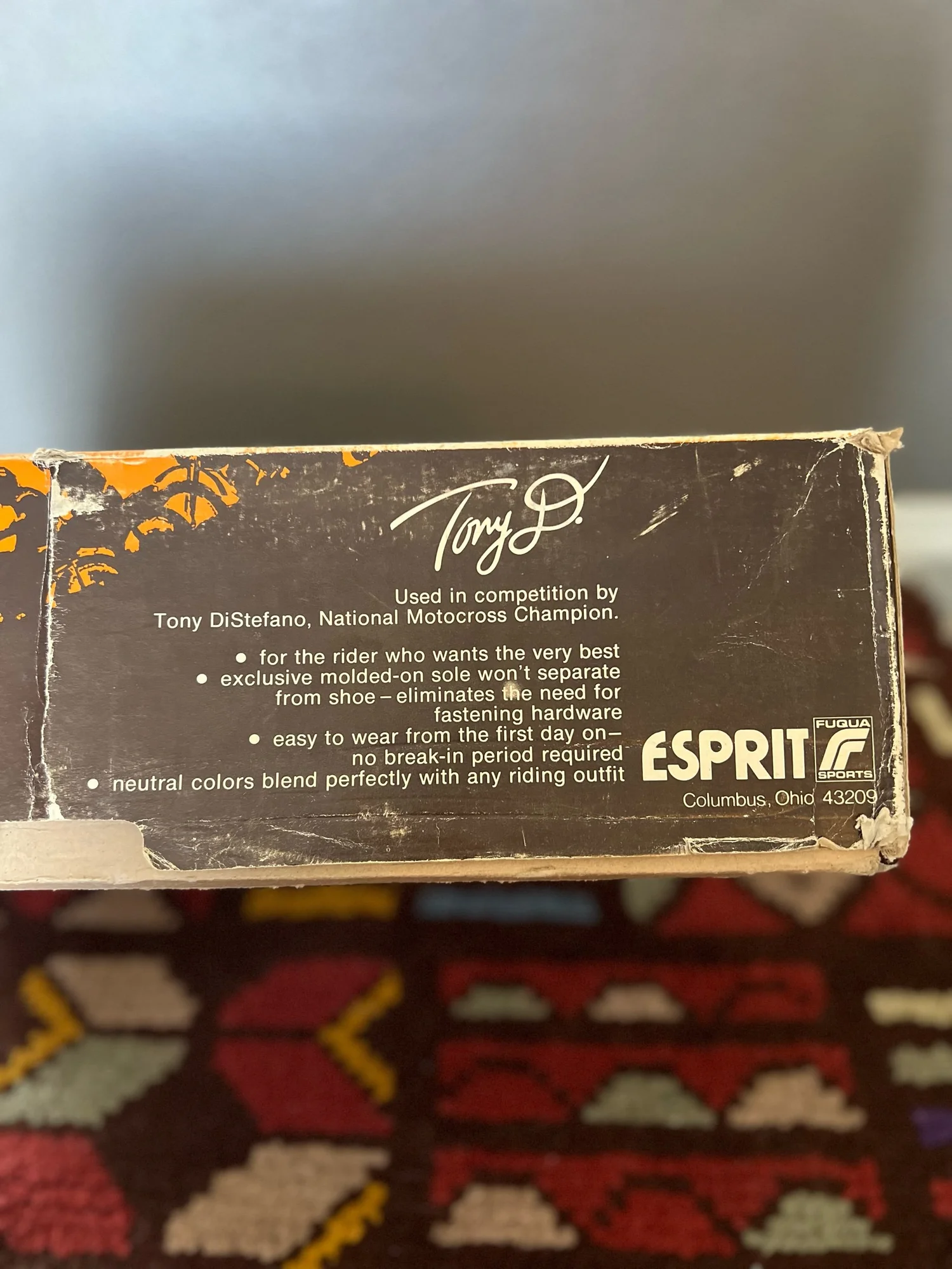 Esprit Tony D Vintage Motocross Boots — Six Mile Industries Trials